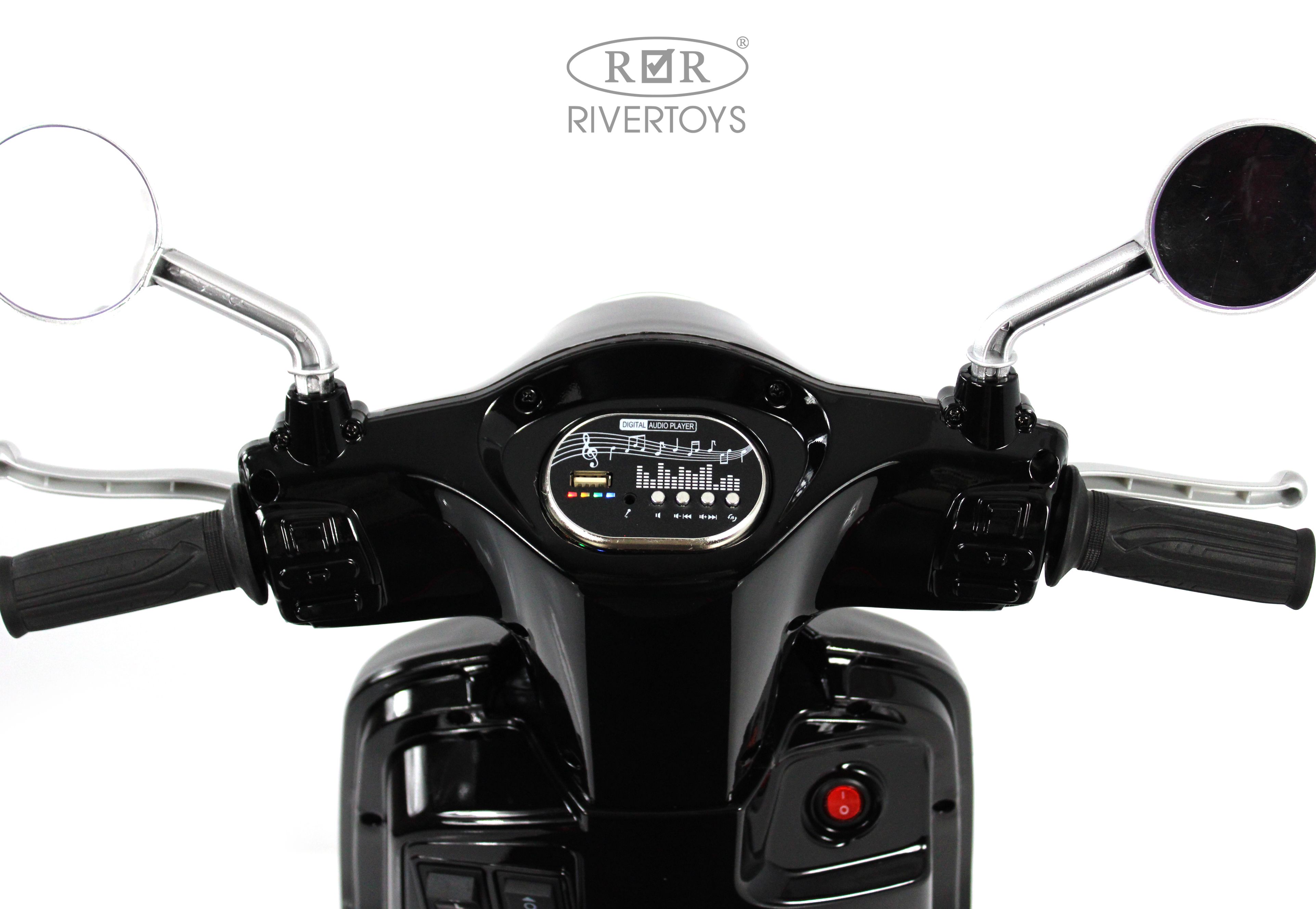 Электромобиль RIVERTOYS Z555ZZ-BLACK - фото 10