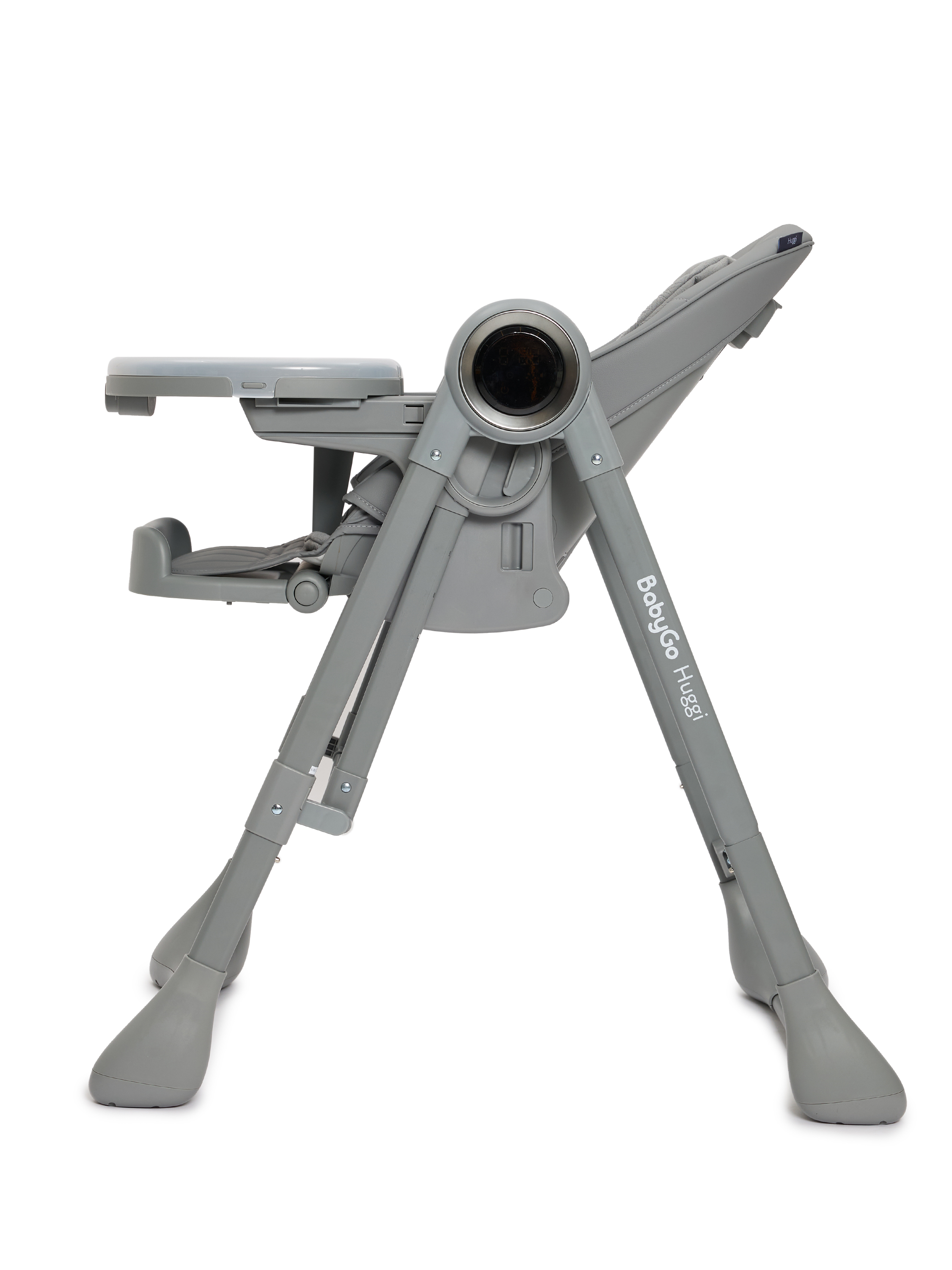 Стульчик для кормления BabyGo Huggi grey серый - фото 6