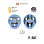 Пустышка BIBS латекс классическая от 6 мес. 2 шт.