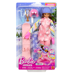 Кукла модельная Barbie Сноубордистка JKF78