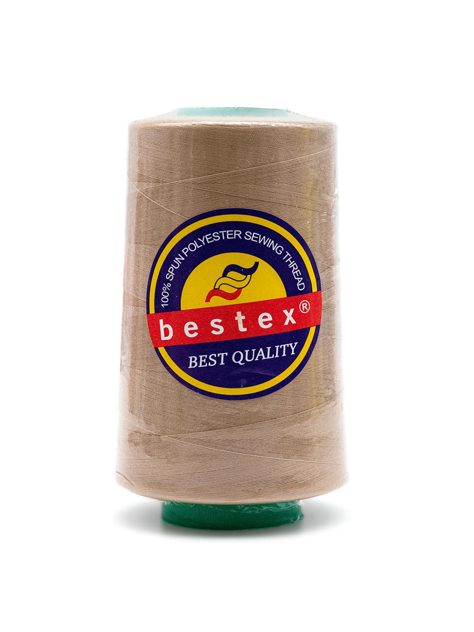 Нитки Bestex 50/2 5000 ярд 1 шт 231 бежевый пепел - фото 5