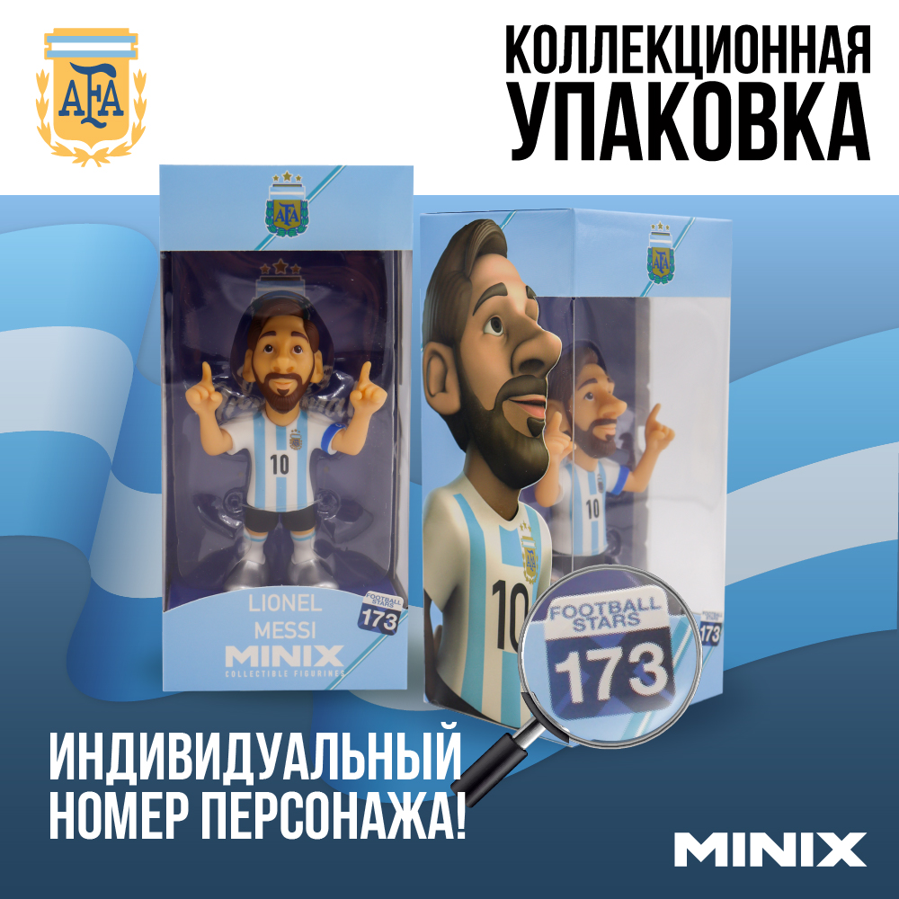 Фигурка MINIX Лионель Месси AFA - фото 3