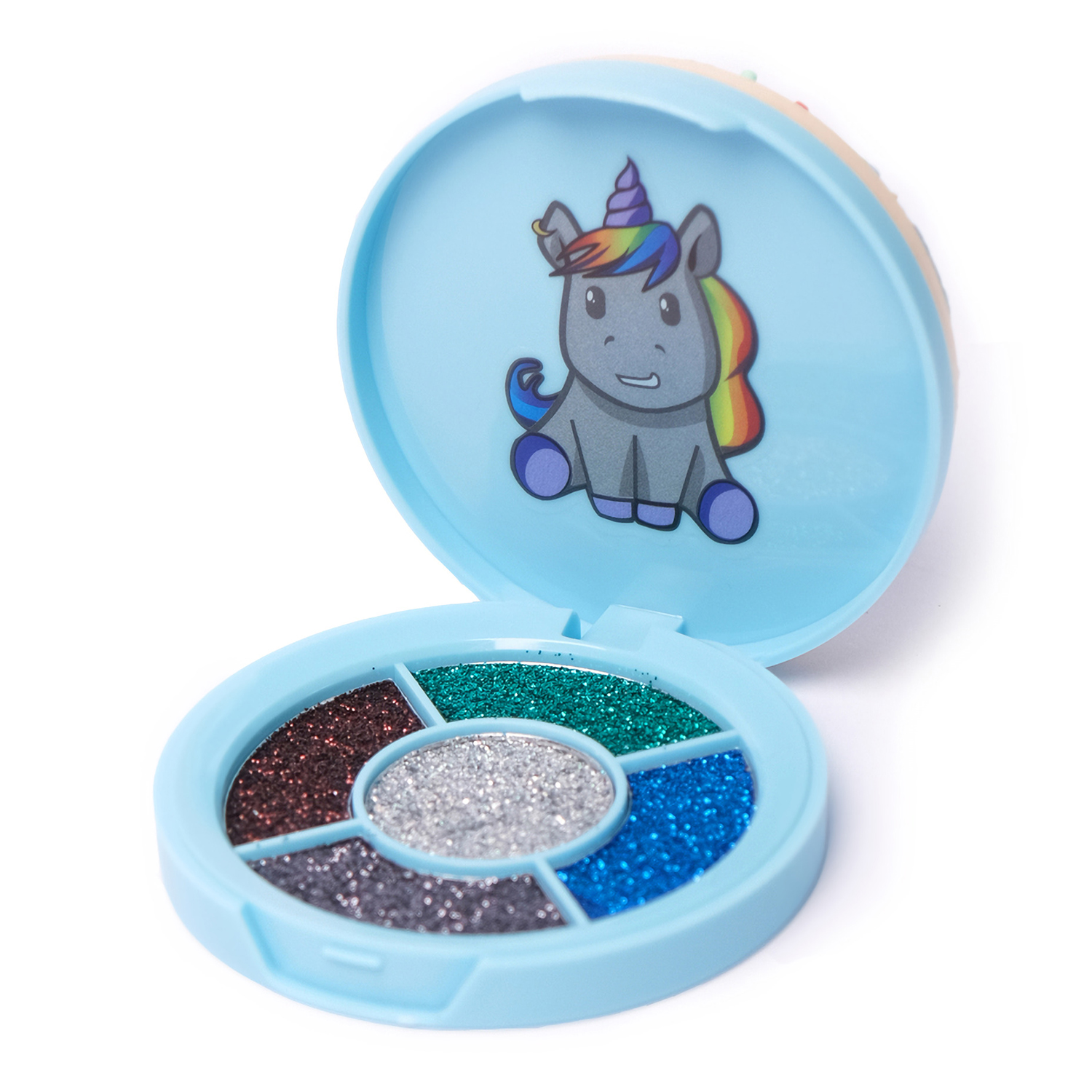 Палетка глиттеров UNICORNS APPROVE Blue Doughnut 4.25г LTA022132 - фото 1