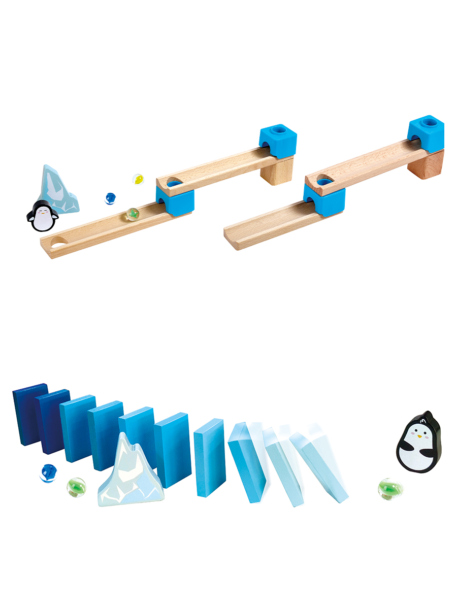 Конструктор Hape Гонки деревянный 112 дет. - фото 4