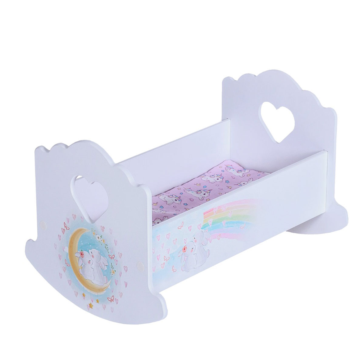 Аксессуар для кукол Pema kids кровать Люлька43Зайки - фото 1