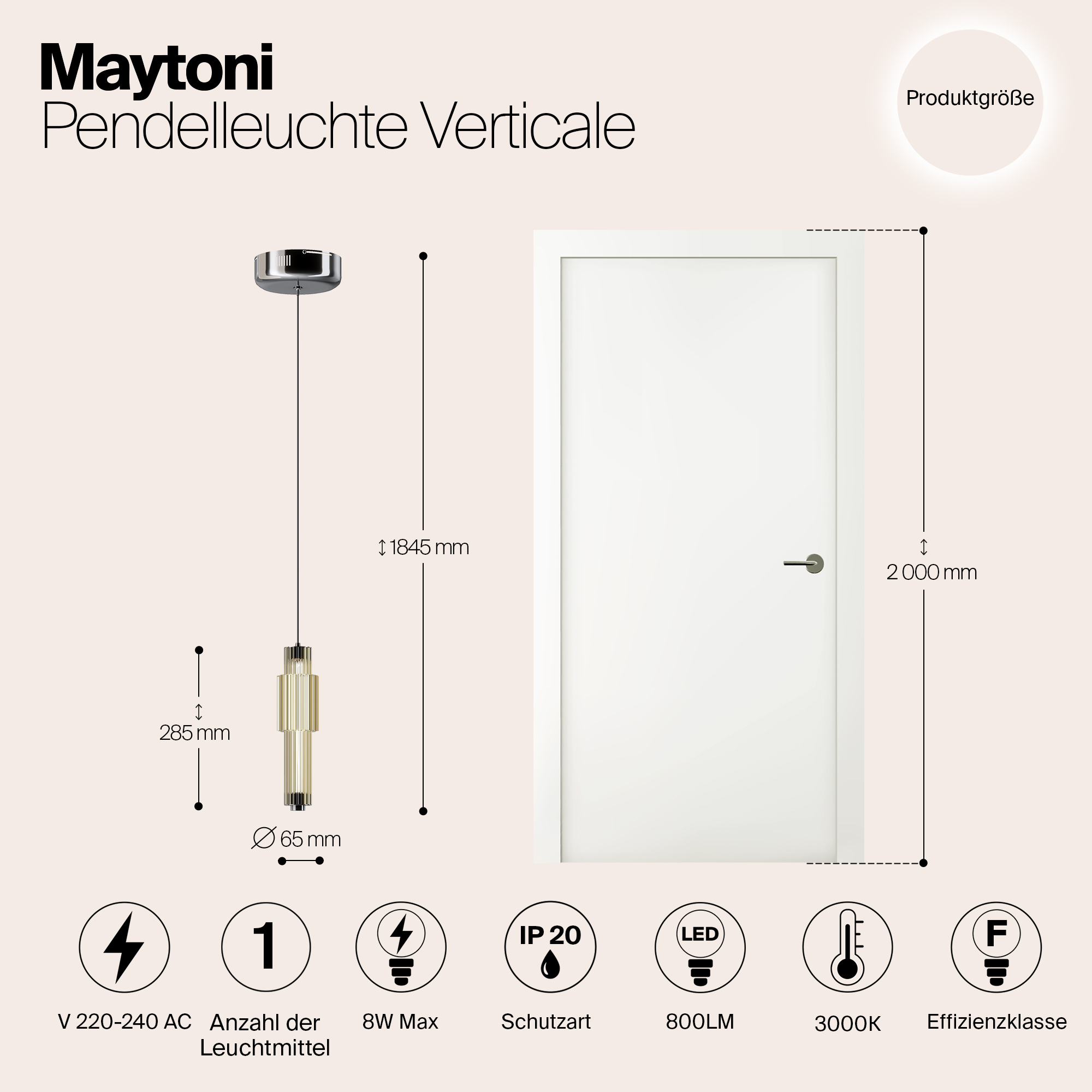 Подвесной светильник MAYTONI MOD308PL-L9CG3K - фото 7