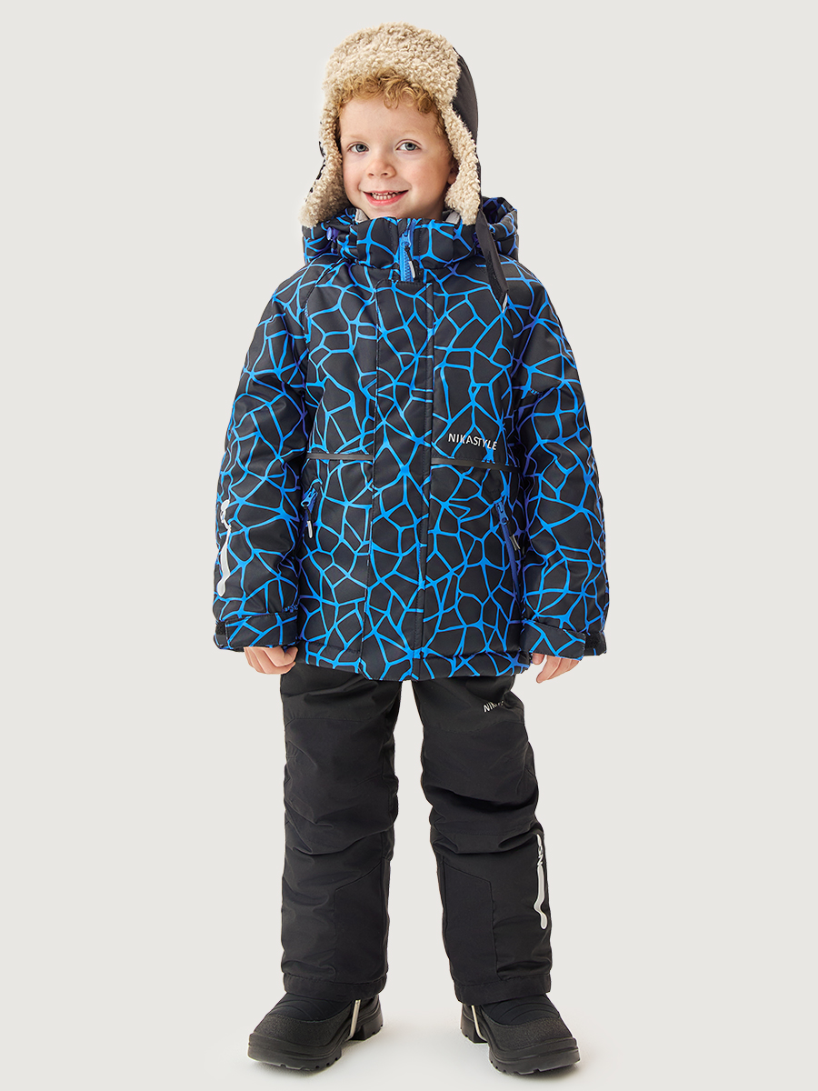 Костюм NIKASTYLE 7з2725 электрик/черный - фото 1