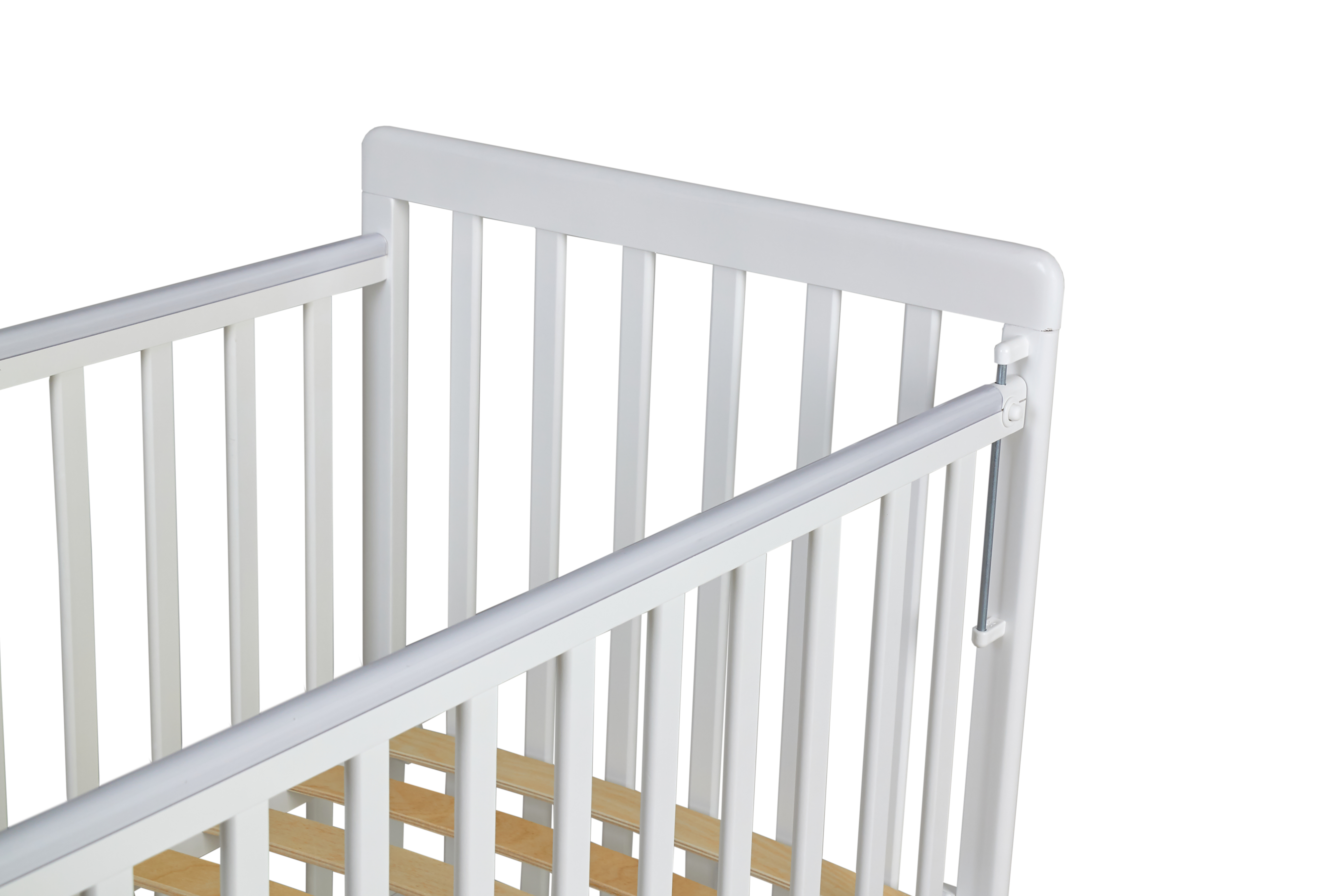 Детская кроватка Polini kids прямоугольная, универсальный маятник (белый) - фото 20