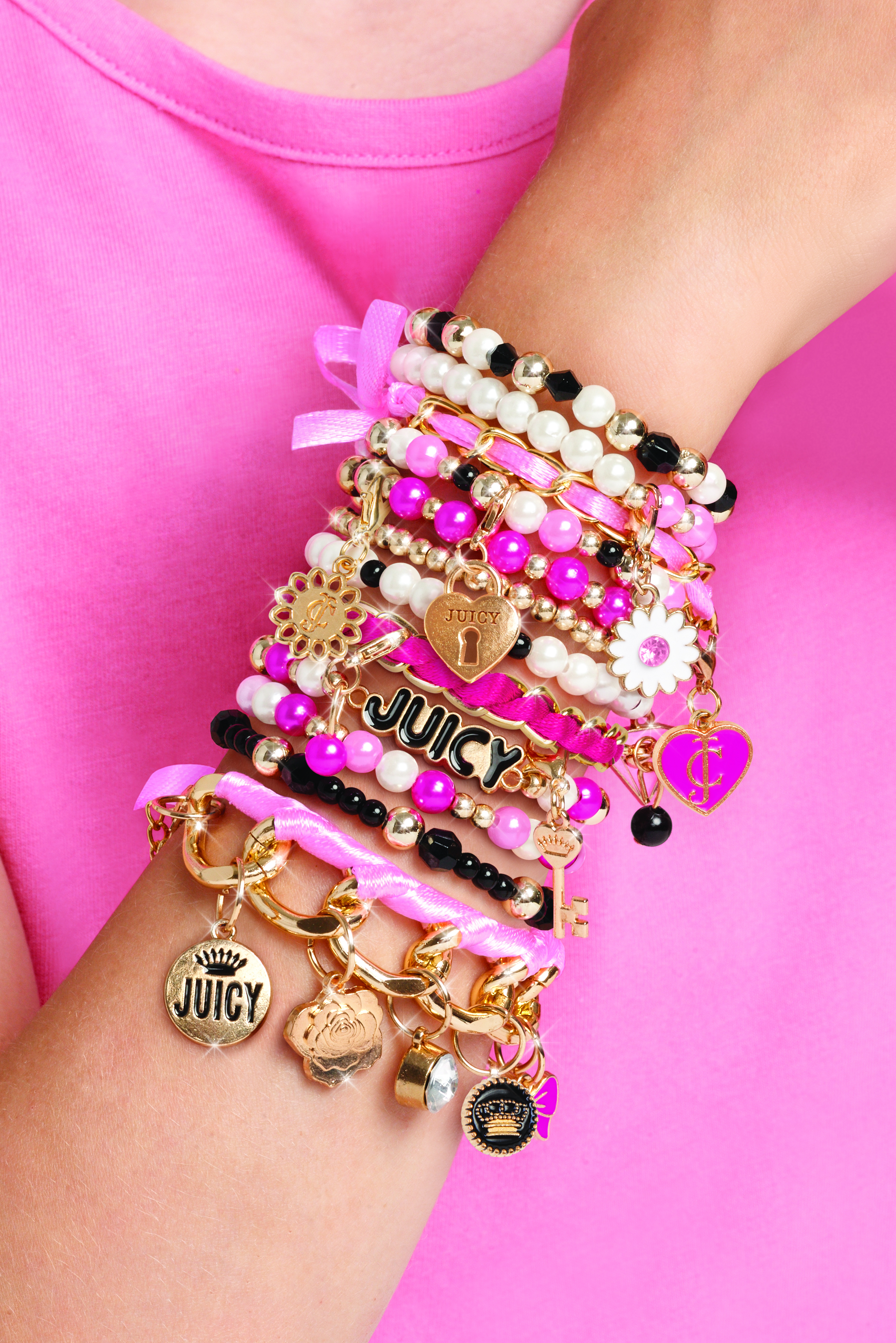 Набор для творчества Make it Real плетение JuicyCouture Блеск и Гламур - фото 8