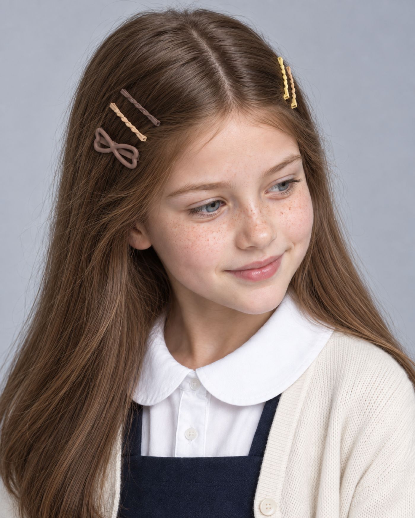 Заколка Demi Star Brown 5 шт. - фото 5