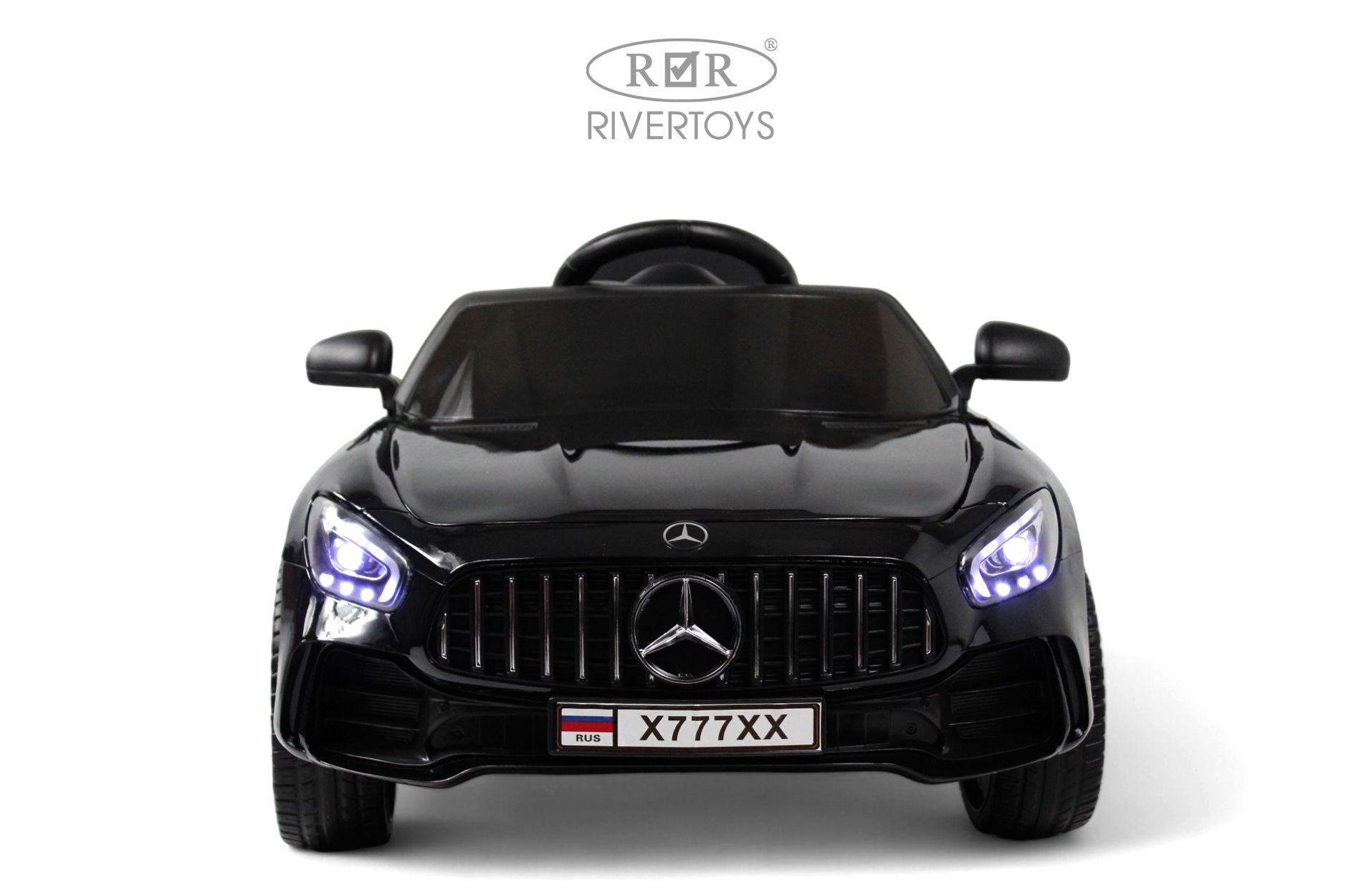 Электромобиль RIVERTOYS Mercedes X777XX-AMG-BLACK-GLANEC С пультом ДУ - фото 20