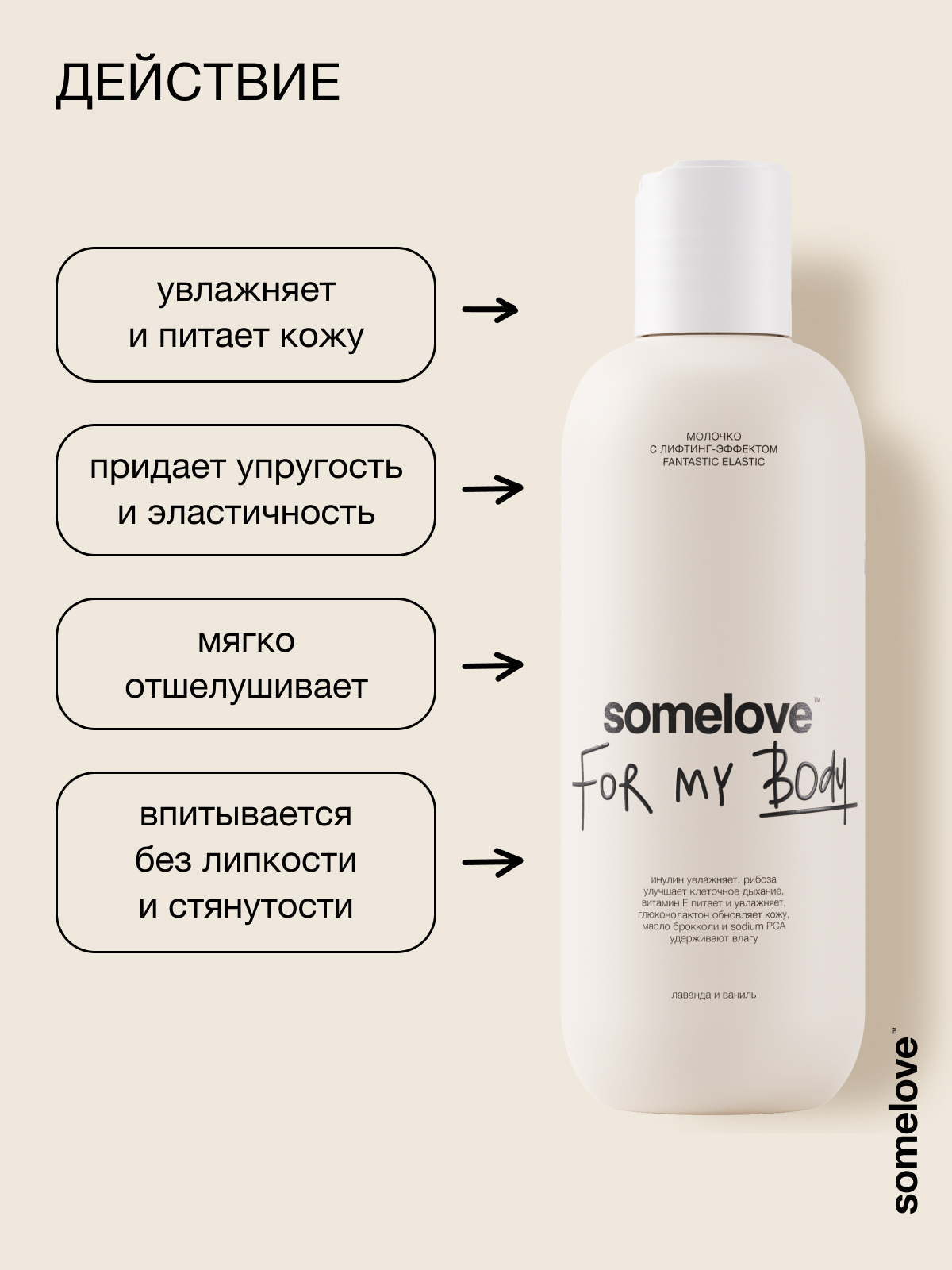 Молочко somelove «фантастично-эластично» 250 мл 1 шт. - фото 2