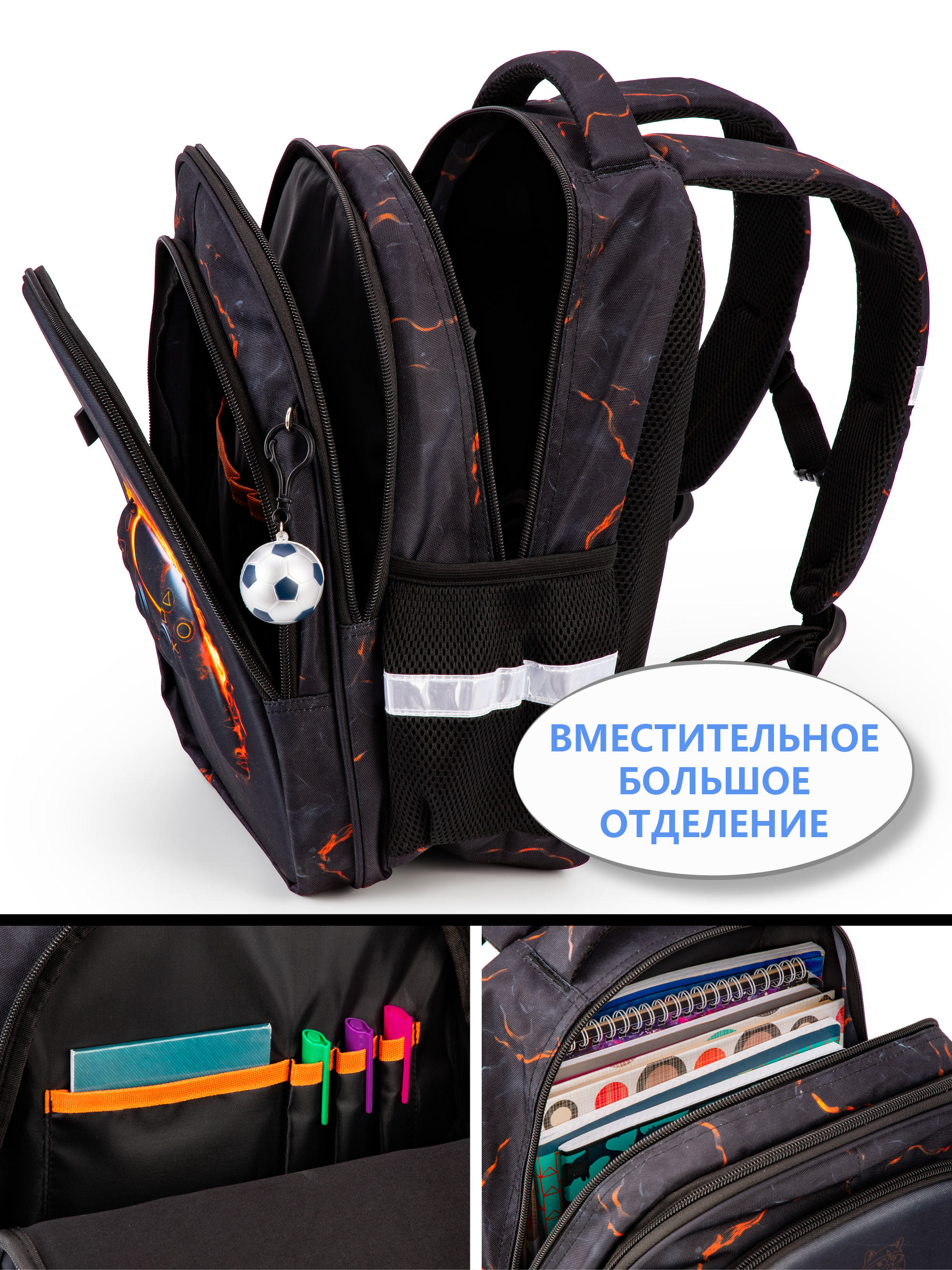 Рюкзак School Standard первокласснику набор 4 в 1 - фото 8