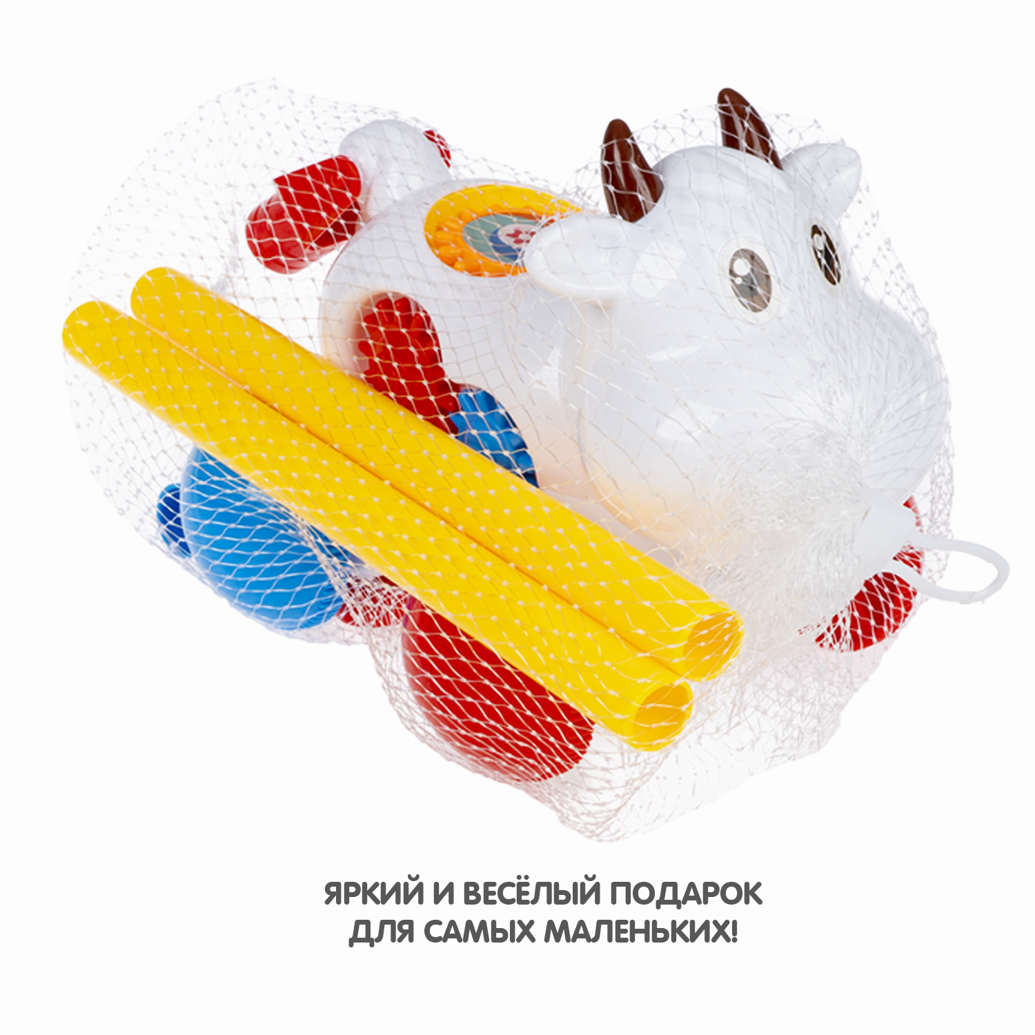 Игрушка Bondibon каталка Коровка - фото 12