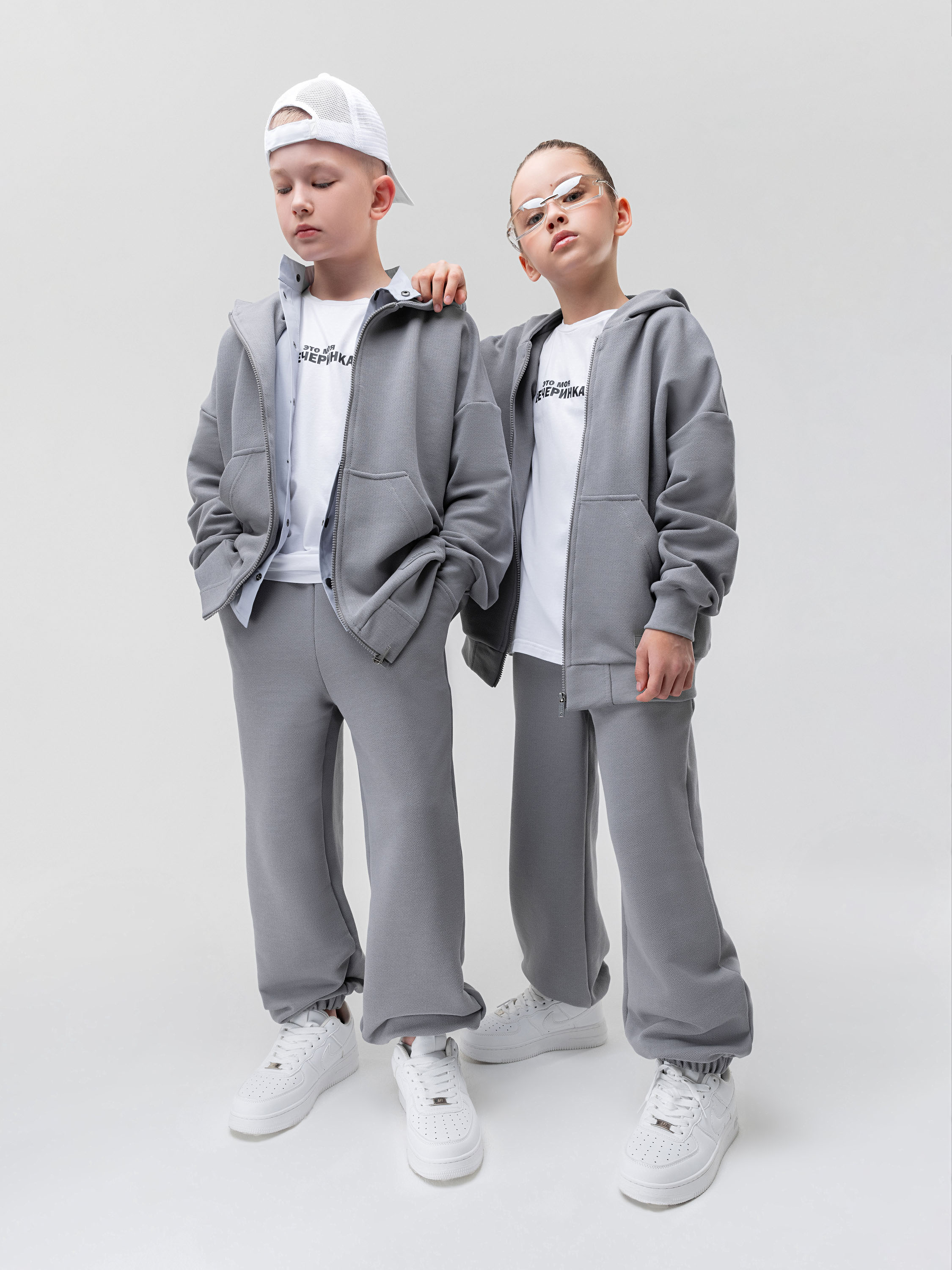 Костюм спортивный Bodo 46-164MU_серый - фото 8