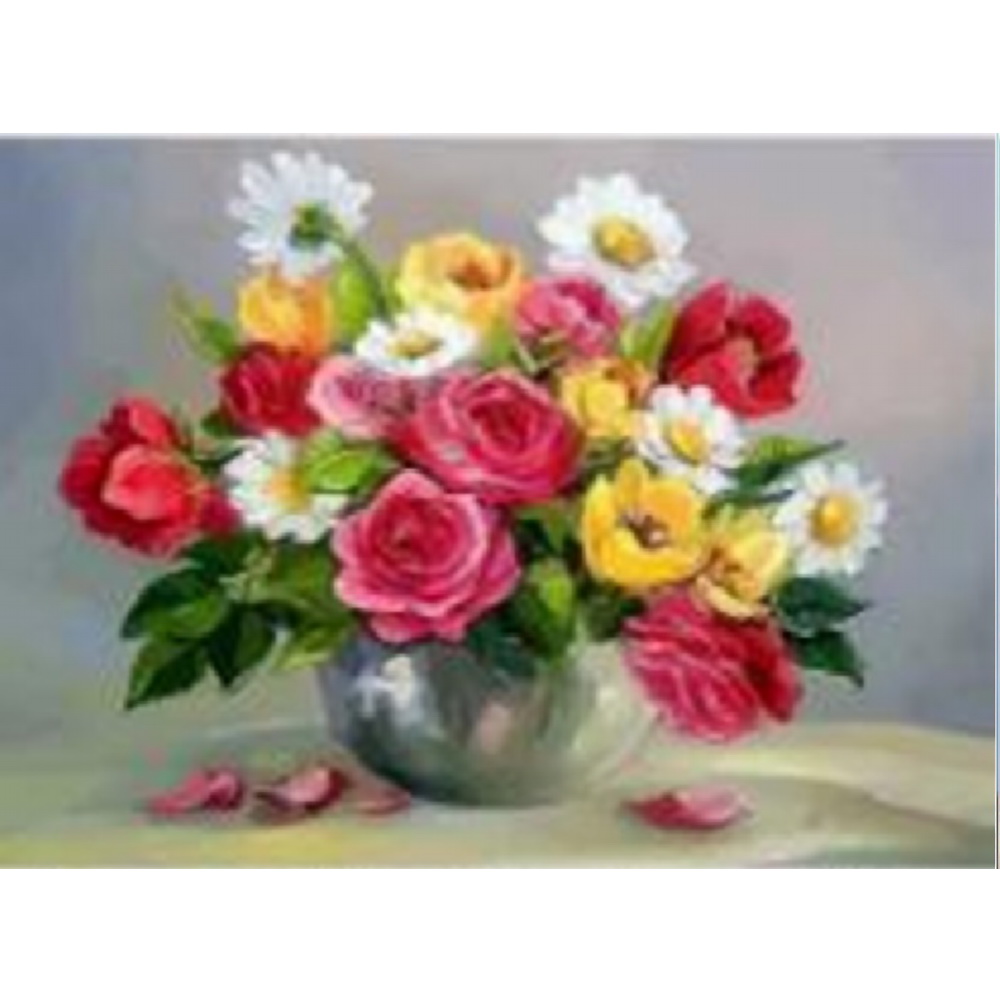 Картина по номерам Tukzar Цветы - фото 1