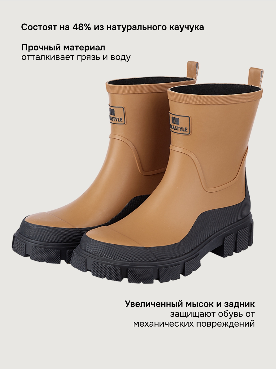 Резиновые сапоги NIKASTYLE 16м15524 карамель - фото 3