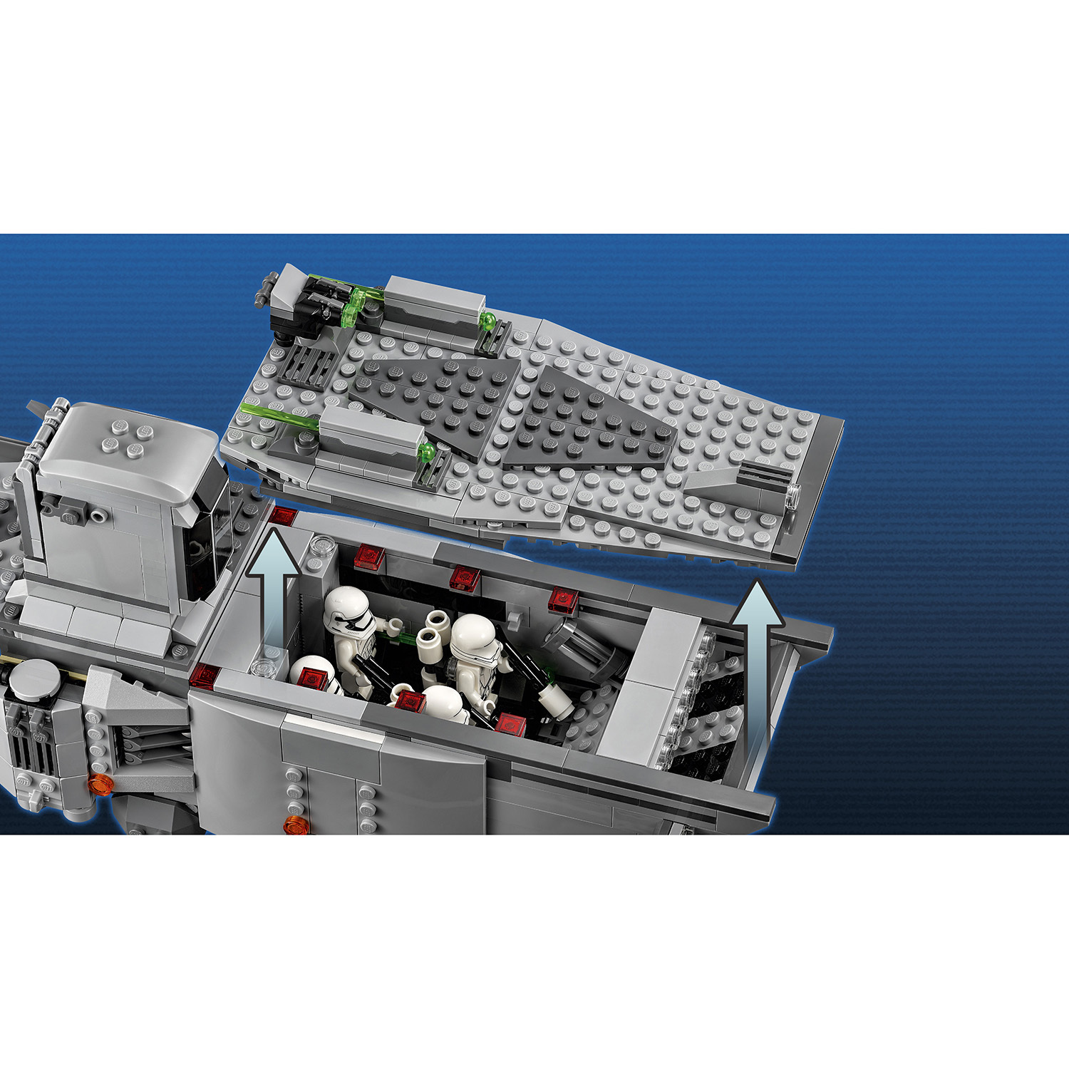 Конструктор LEGO Star Wars First Order Transporter блочный - фото 6