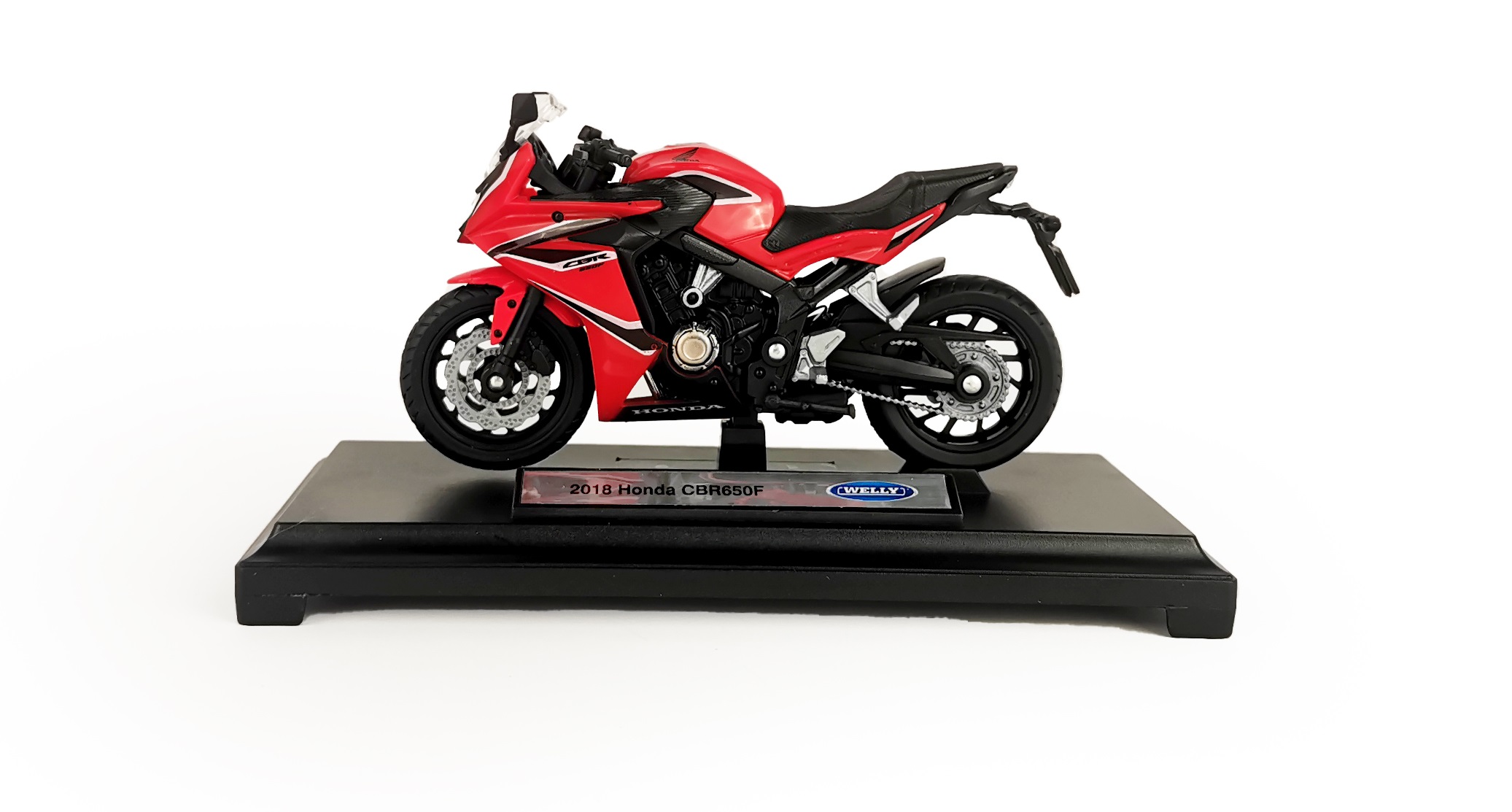 Мотоцикл Welly Honda 1:18 12853PW - фото 10
