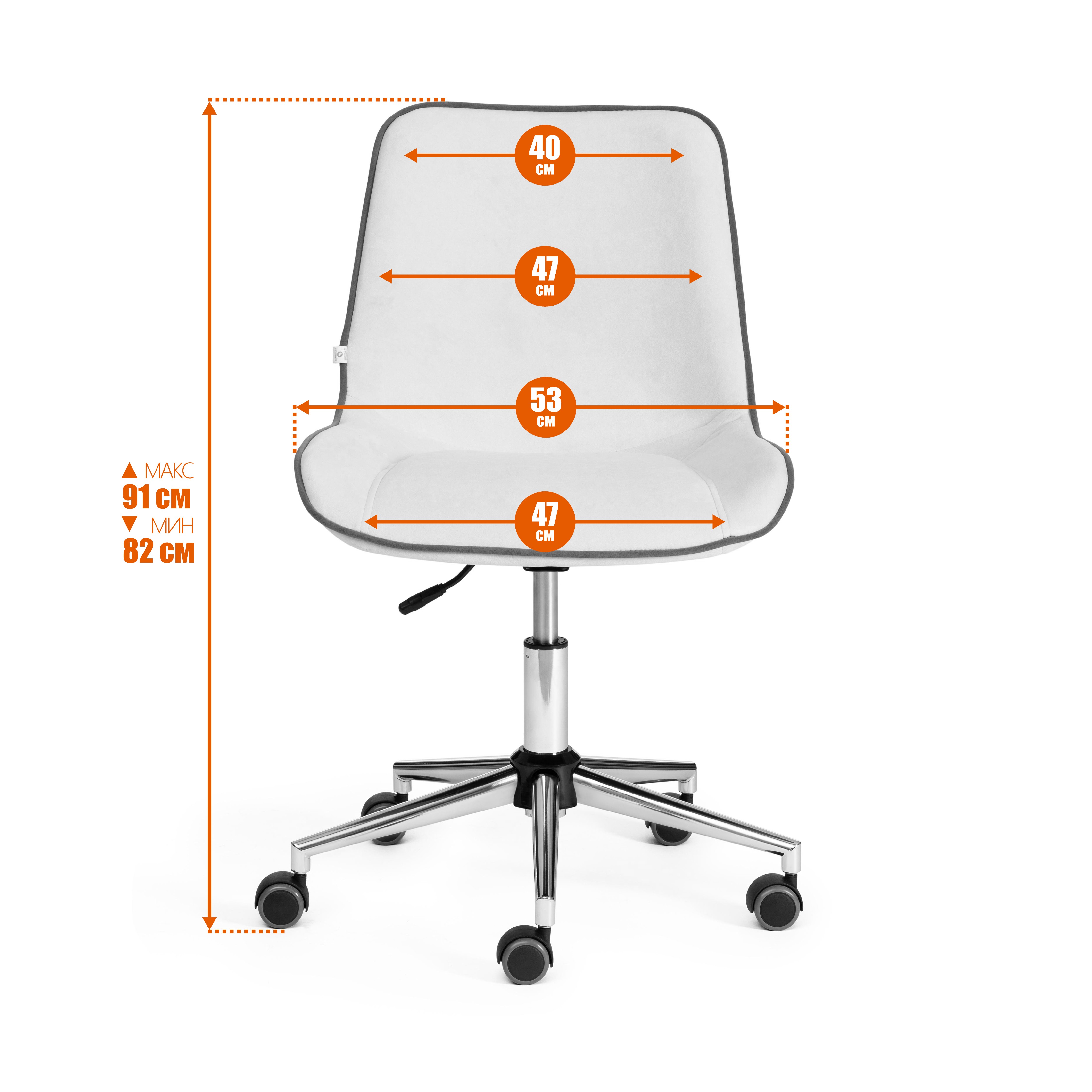 Компьютерное кресло TETCHAIR Стайл флок олива - фото 12