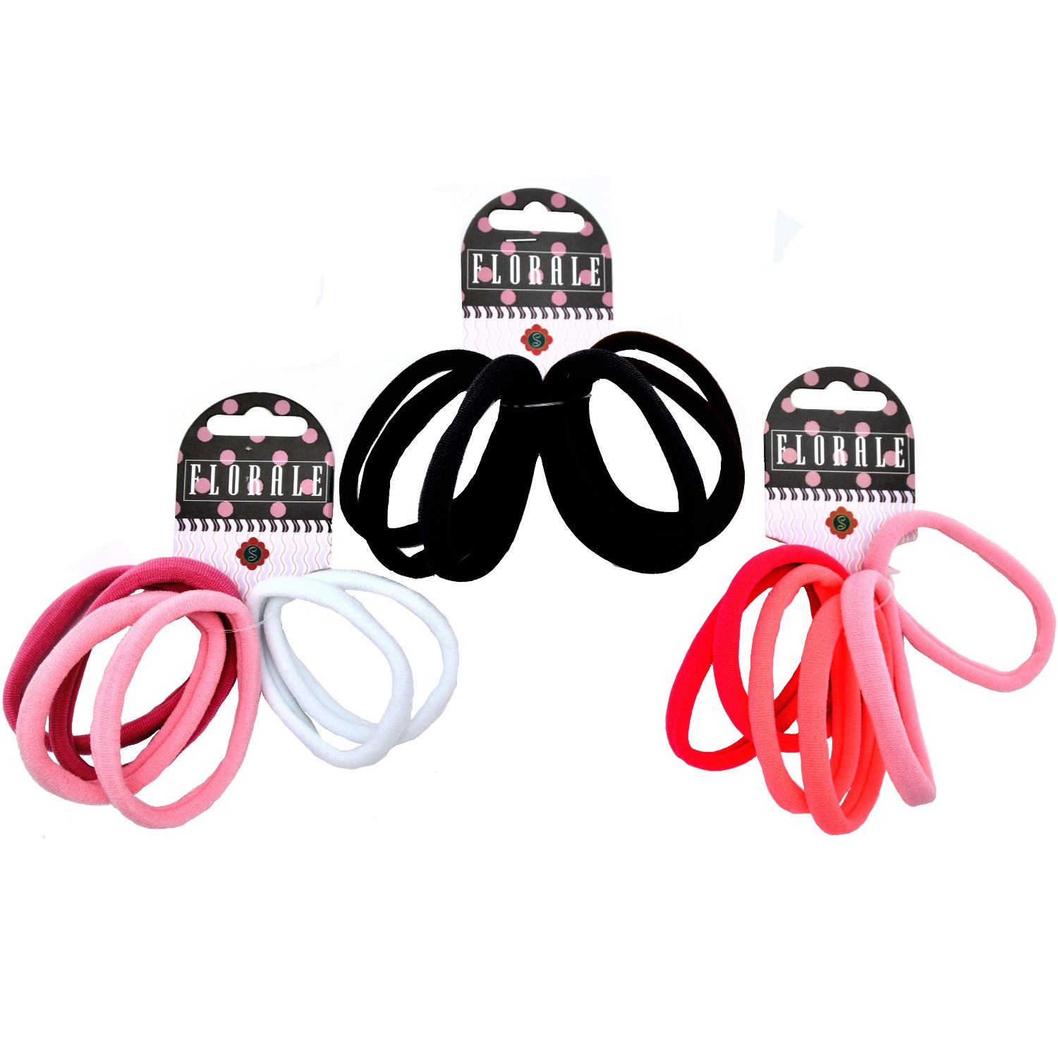 Изображение товара Резинки для девочек Florale 6 шт. в ассортименте, яркий дизайн