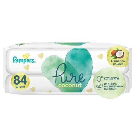 Влажные салфетки Pampers Pure Protection 84 шт.