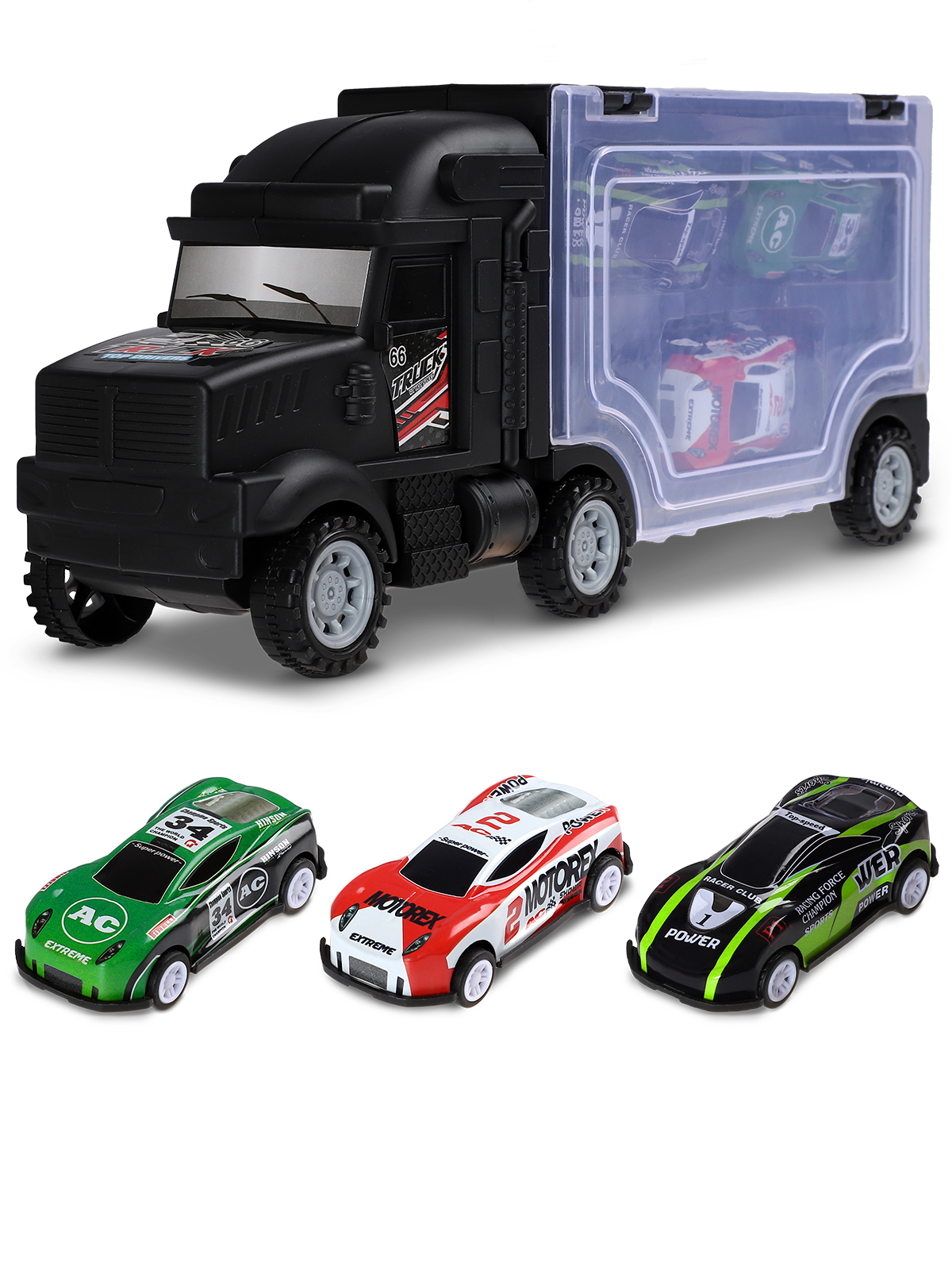 Автовоз AUTODRIVE с машинками JB0405165 - фото 5