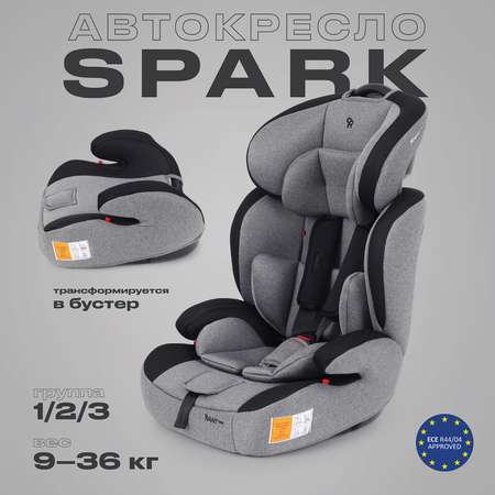 Автокресло Rant Basic Spark Graphite 1/2/3 (9-36 кг)