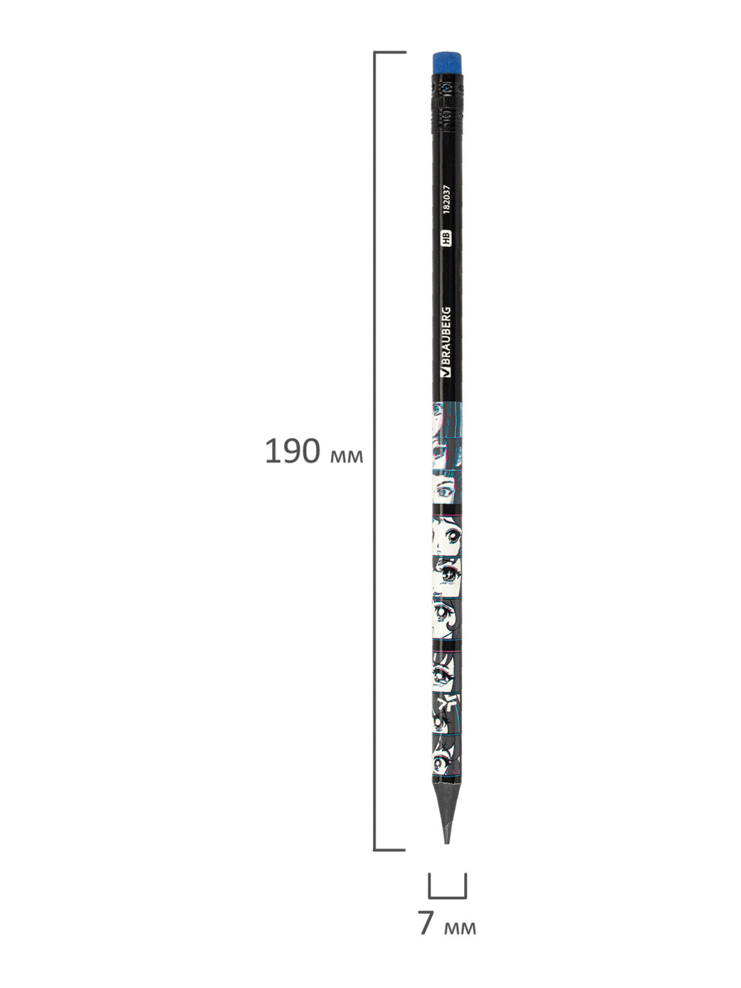 Карандаши чернографитные Brauberg 12 шт. - фото 14