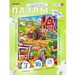 Пазл Larsen Скотный двор 16 элементов классический