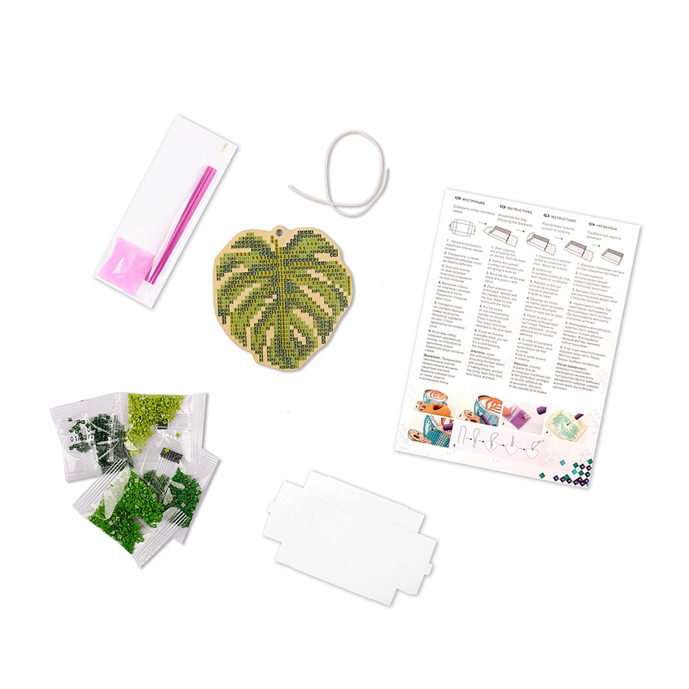 Алмазная мозаика Фрея Монстера - фото 3