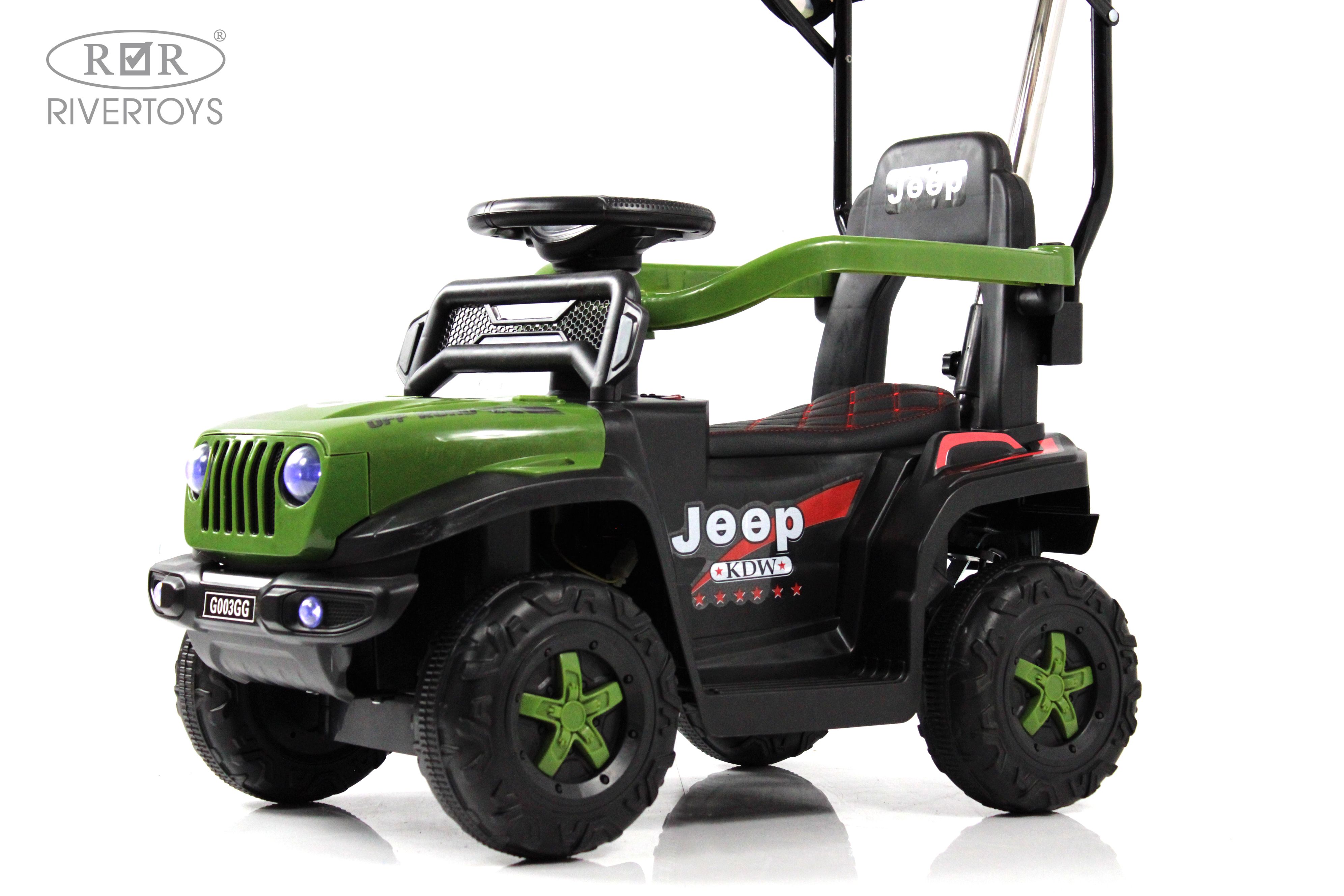 Электромобиль RIVERTOYS G003GG-GREEN С пультом ДУ - фото 4