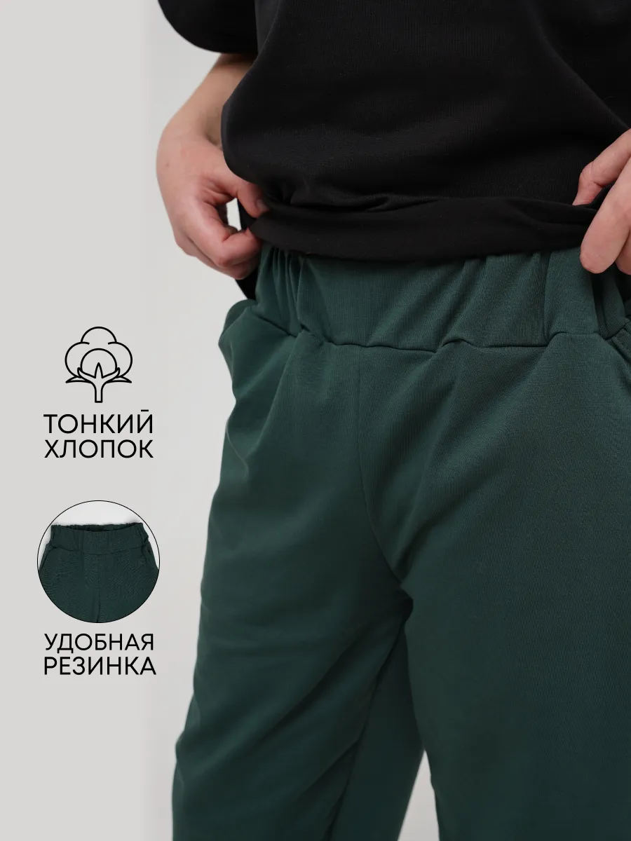 Брюки 2 шт Супер Пупс 2пр/штаны/тмнсиний/тмнзеленый - фото 4