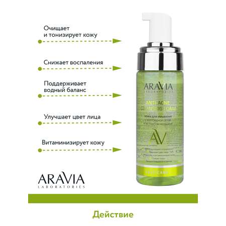 Пена ARAVIA Laboratories Anti-Acne 150 мл
