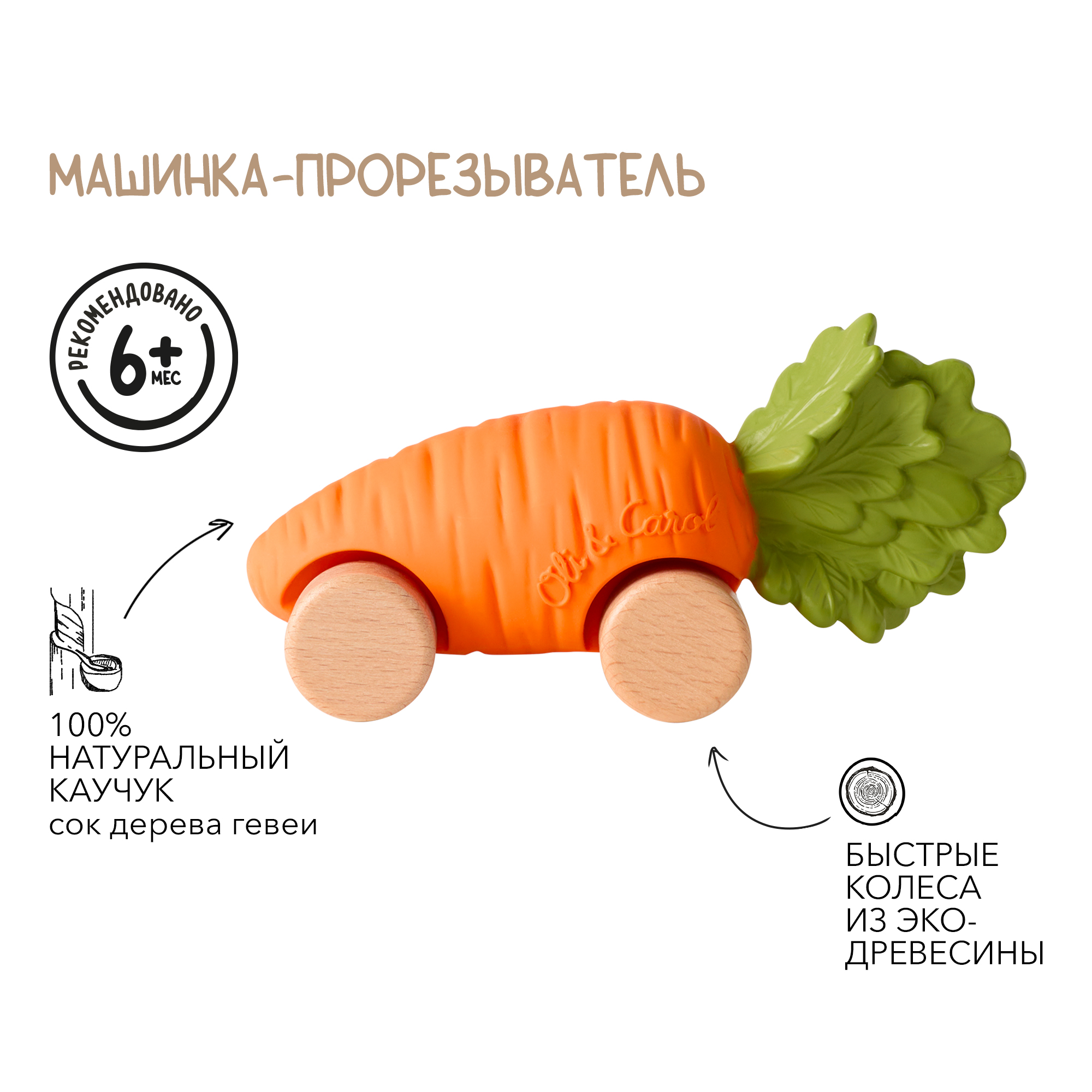 Прорезыватель OLI and CAROL Машинка - фото 1