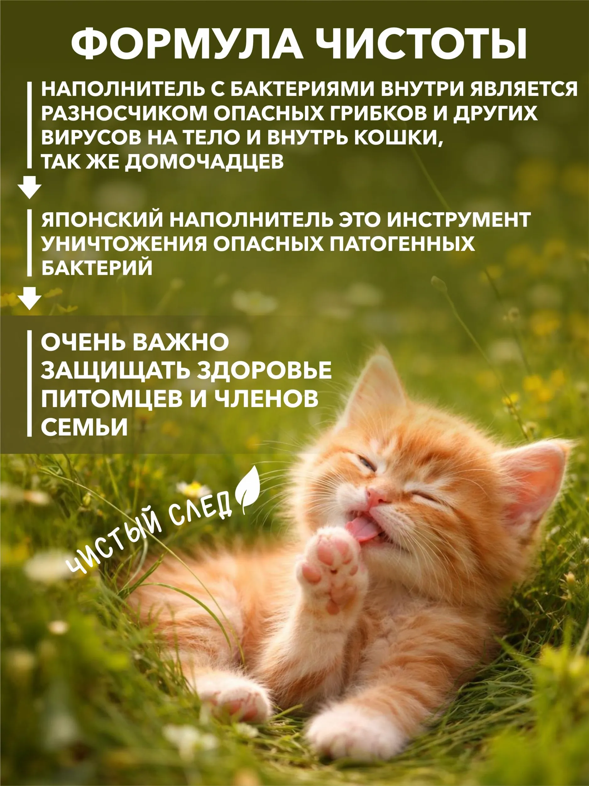 Наполнитель Japan Premium Pet 7 л 2 кг комкующийся, растительный, впитывающий - фото 4