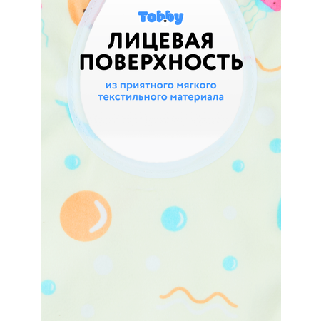 Нагрудник Tobby текстиль 6 шт. в ассортименте