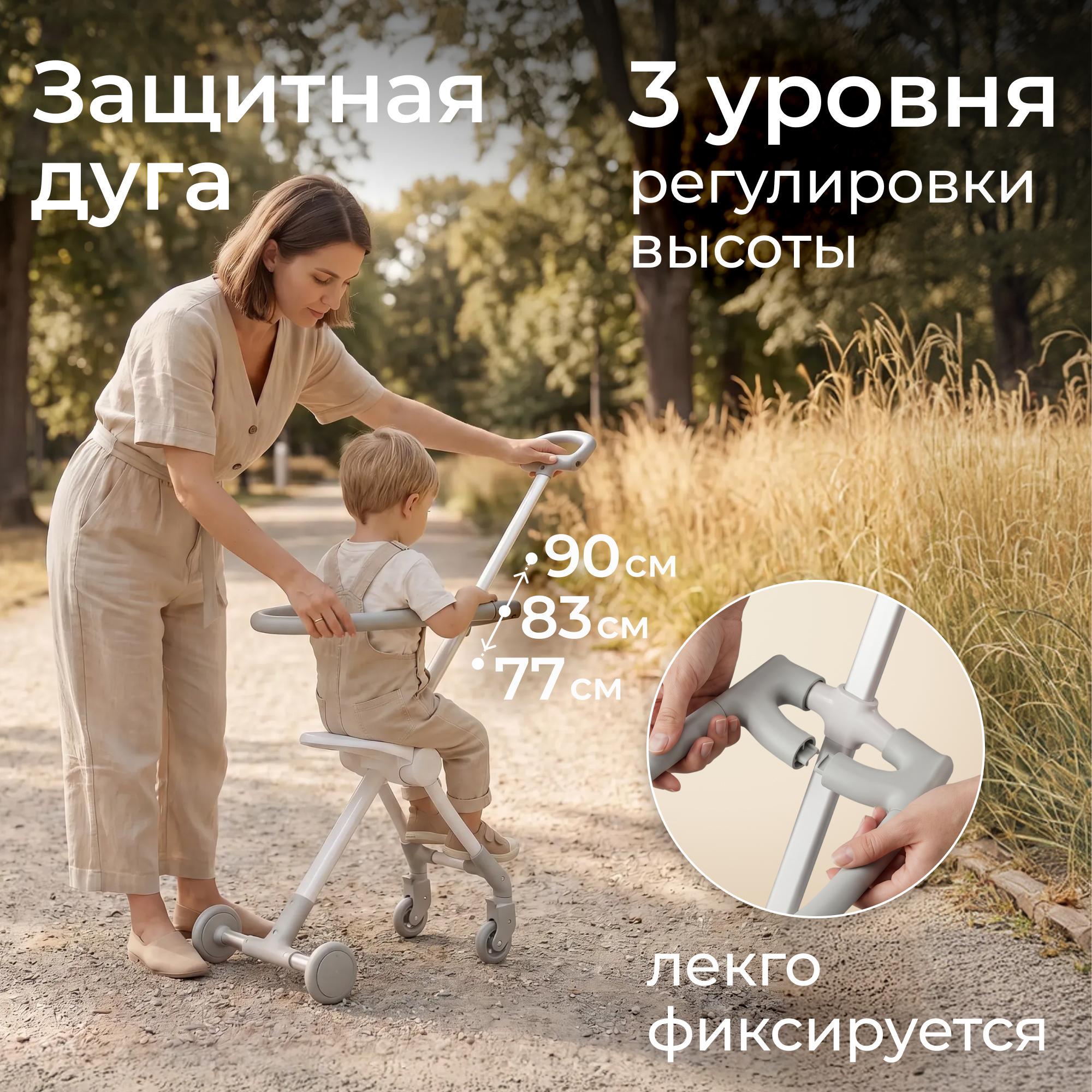 Чемодан UNIX Kids Каталка Stroller Ocean - фото 9