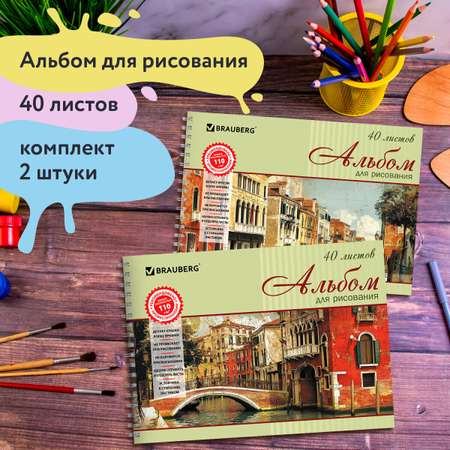 Альбом Brauberg А4 2 шт.