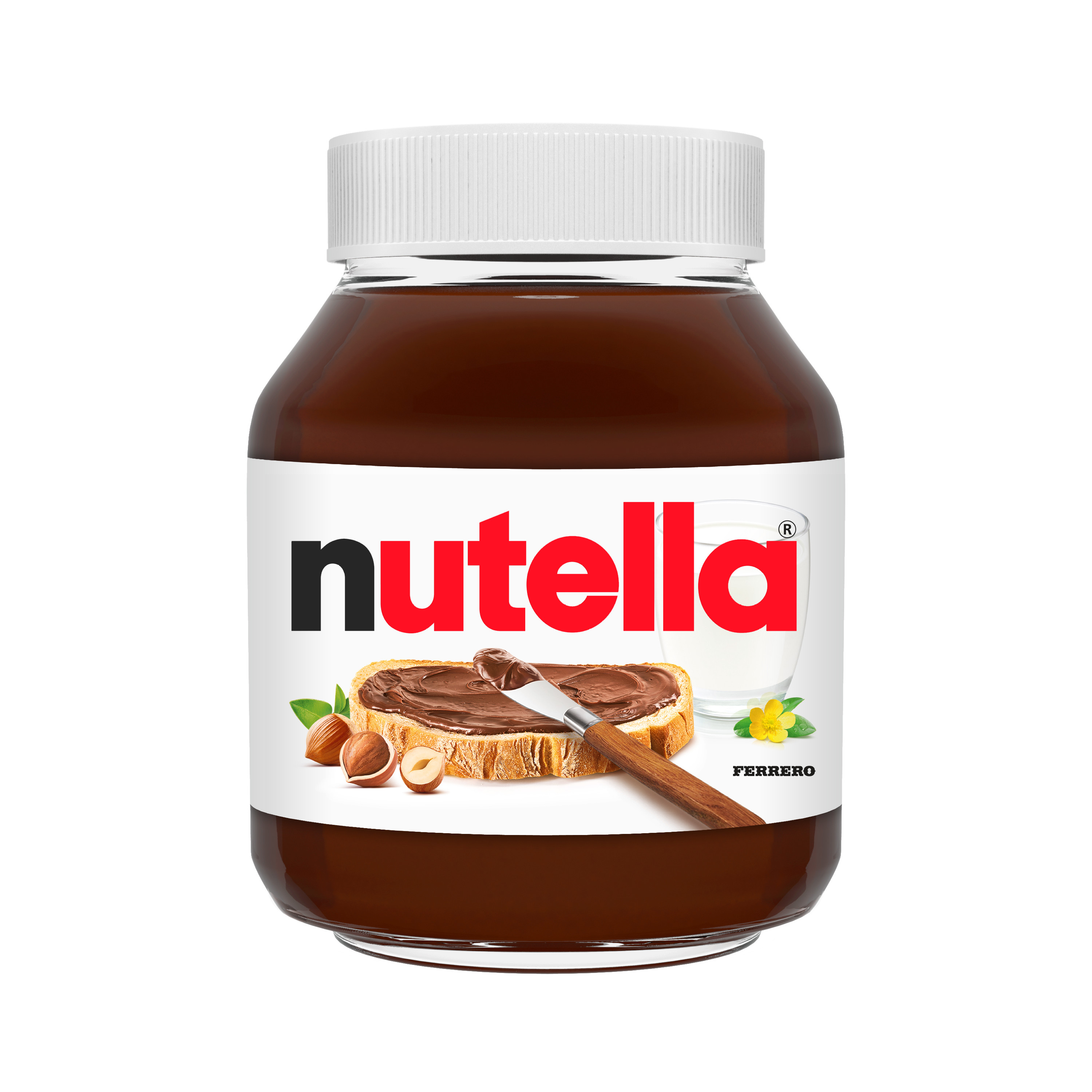 Изображение товара Ореховая паста Nutella какао 180г - вкусный и натуральный продукт для завтрака и десертов