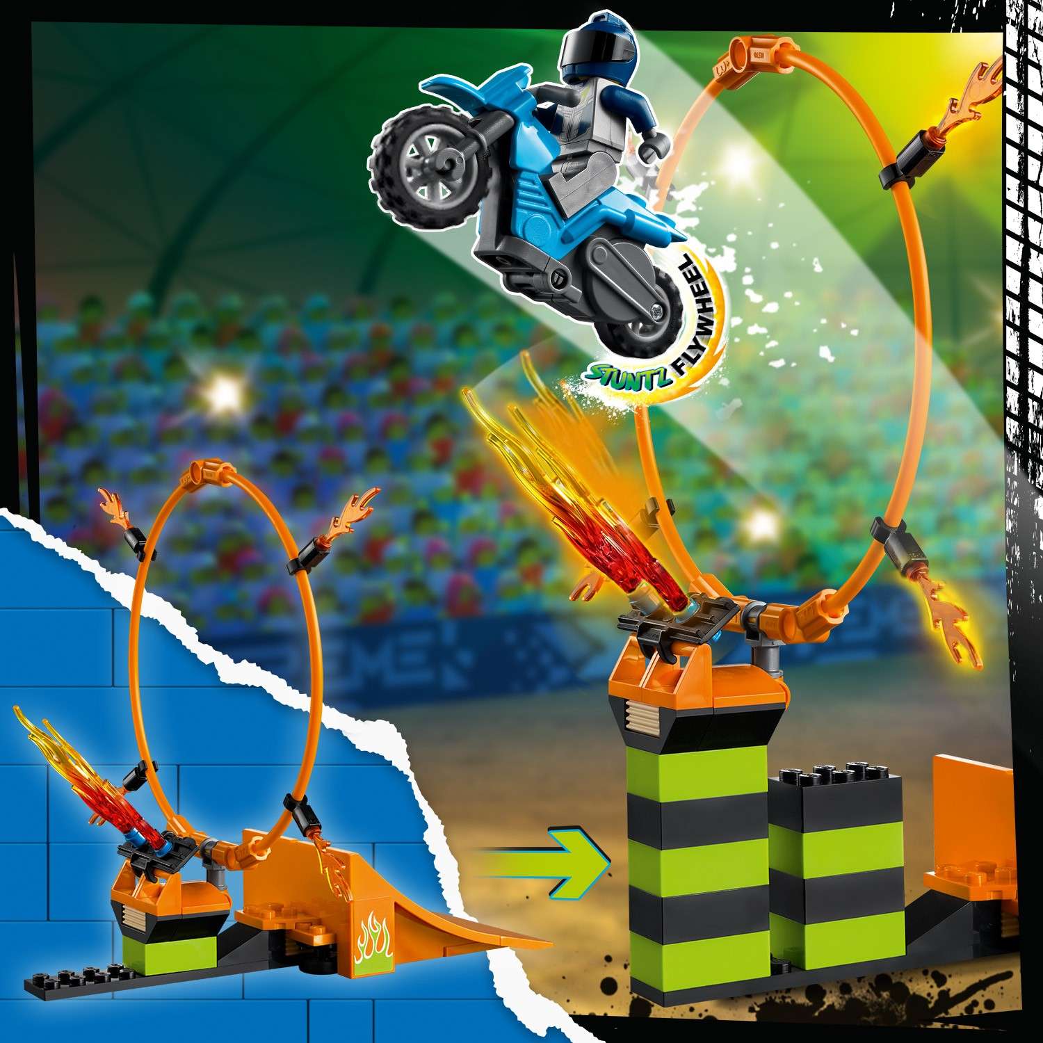 Конструктор LEGO City Stunt Competition 73 дет. - фото 11