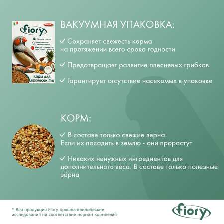Корм для птиц Fiory Esotici экзотических 400г