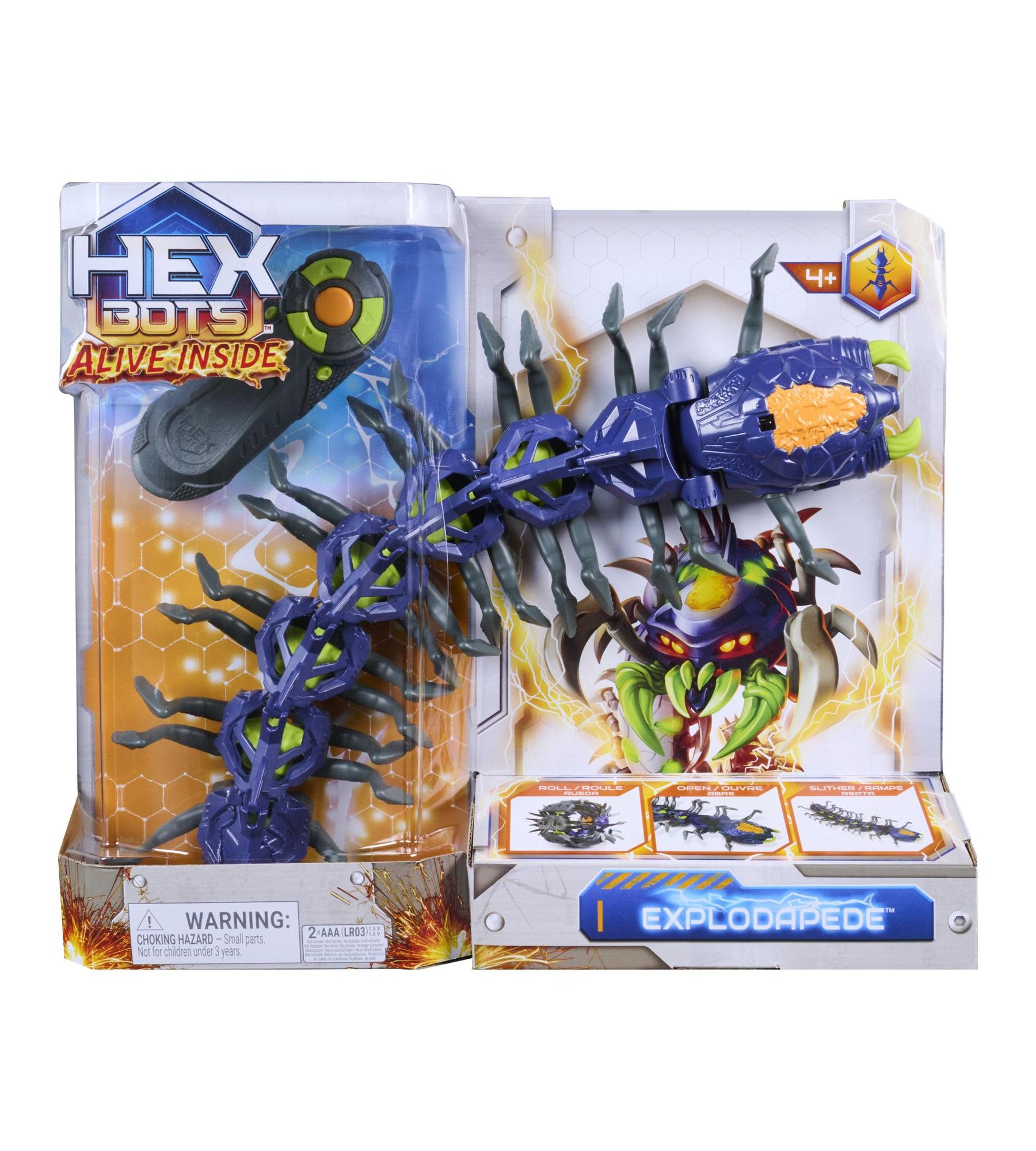 Насекомое РУ HEX BOTS Многоножка взрывная - фото 1