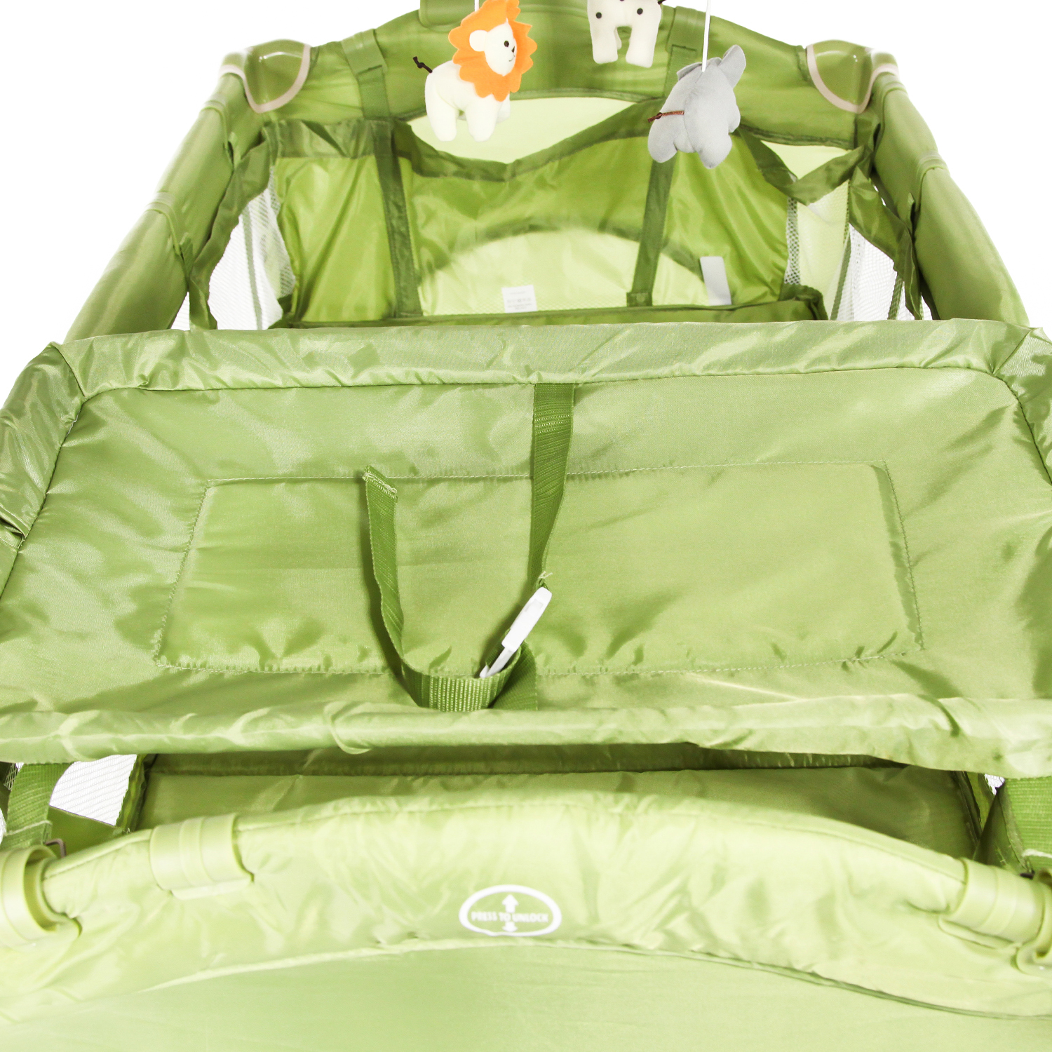 Манеж-кровать Babyton Dreamy Green P610 - фото 9