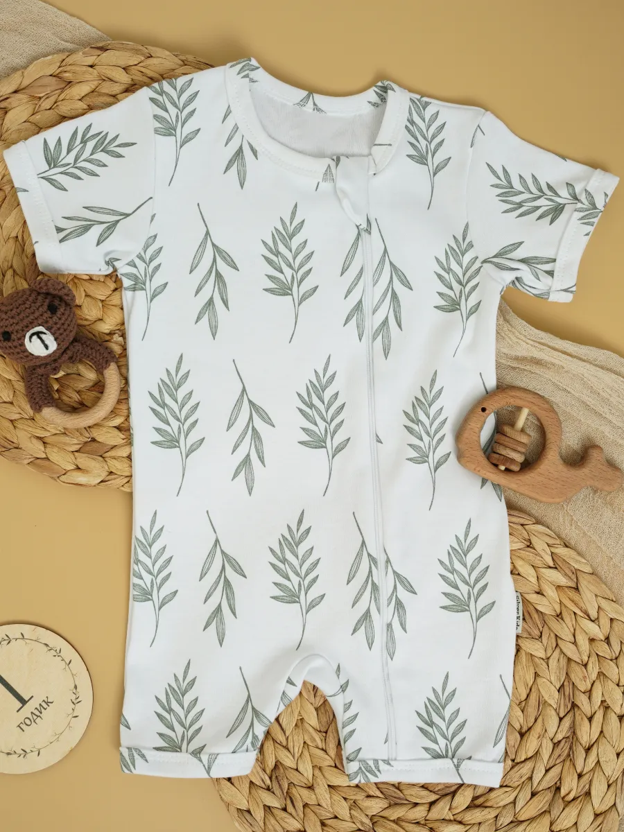 Песочник 3 шт Супер Пупс нбр/3пр/псчн/молн/ХакиЛисточкиВеточки - фото 16