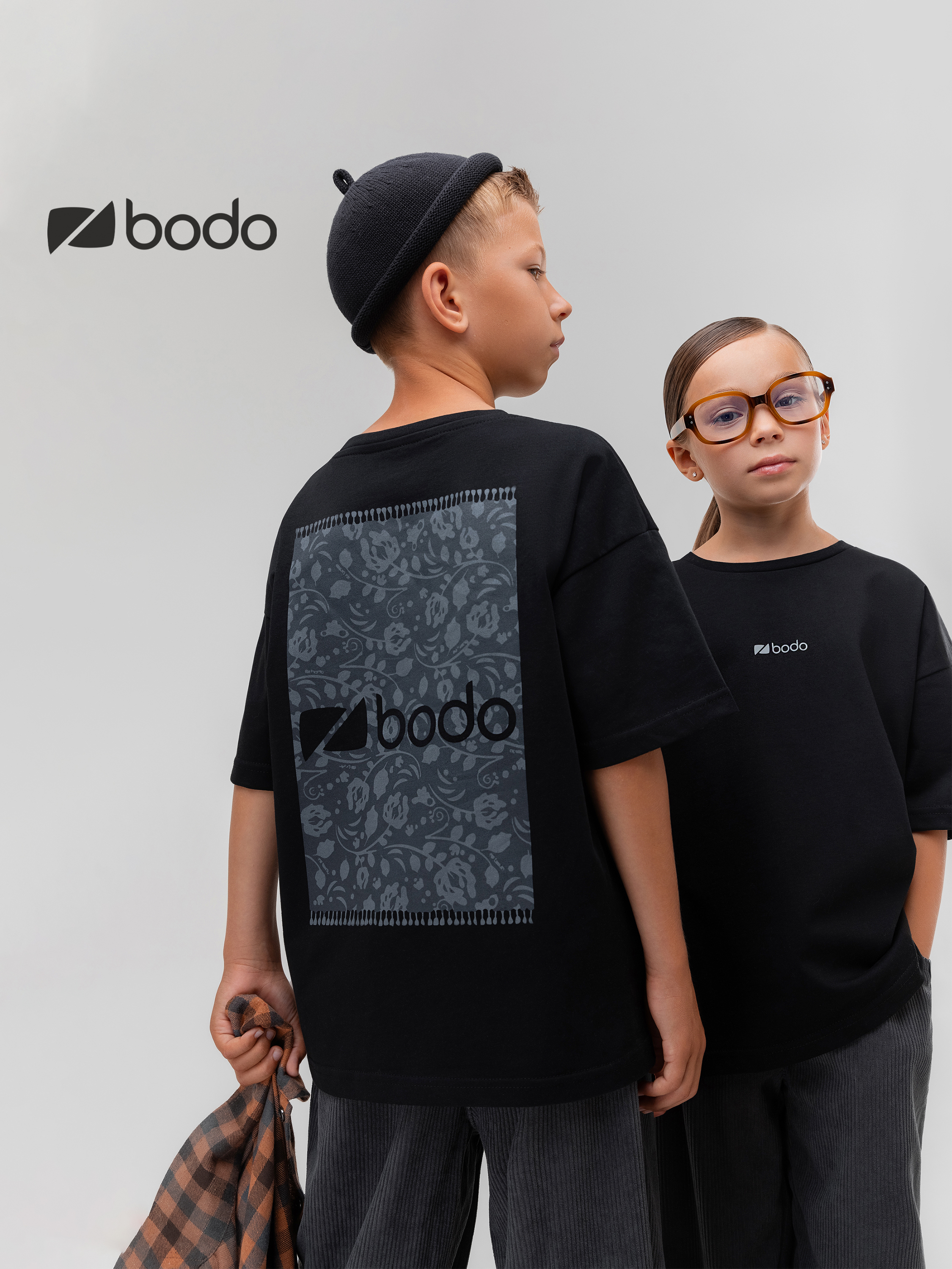 Футболка Bodo 4-460MU_черный (темно-серый) - фото 2