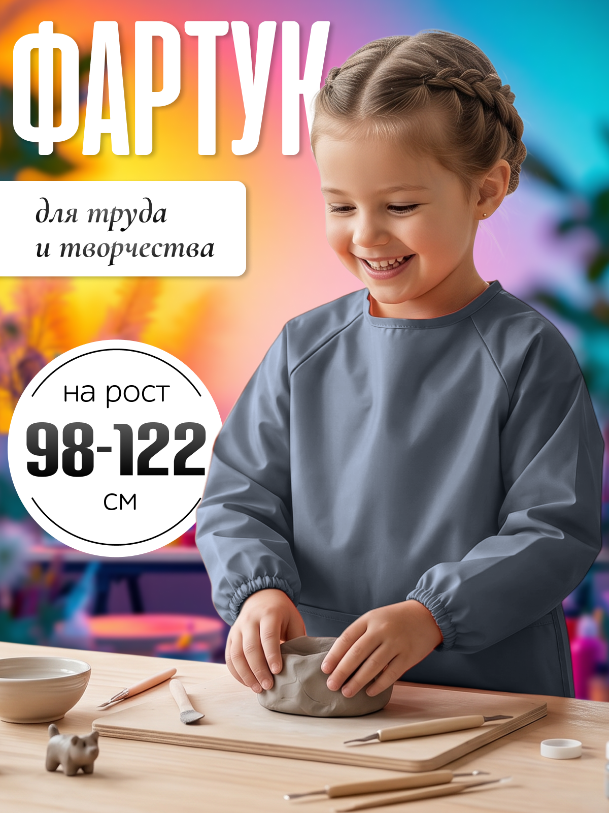 Фартук AXLER с рукавами - фото 1