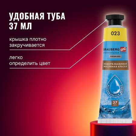 Краски масляные Brauberg 12 цв.