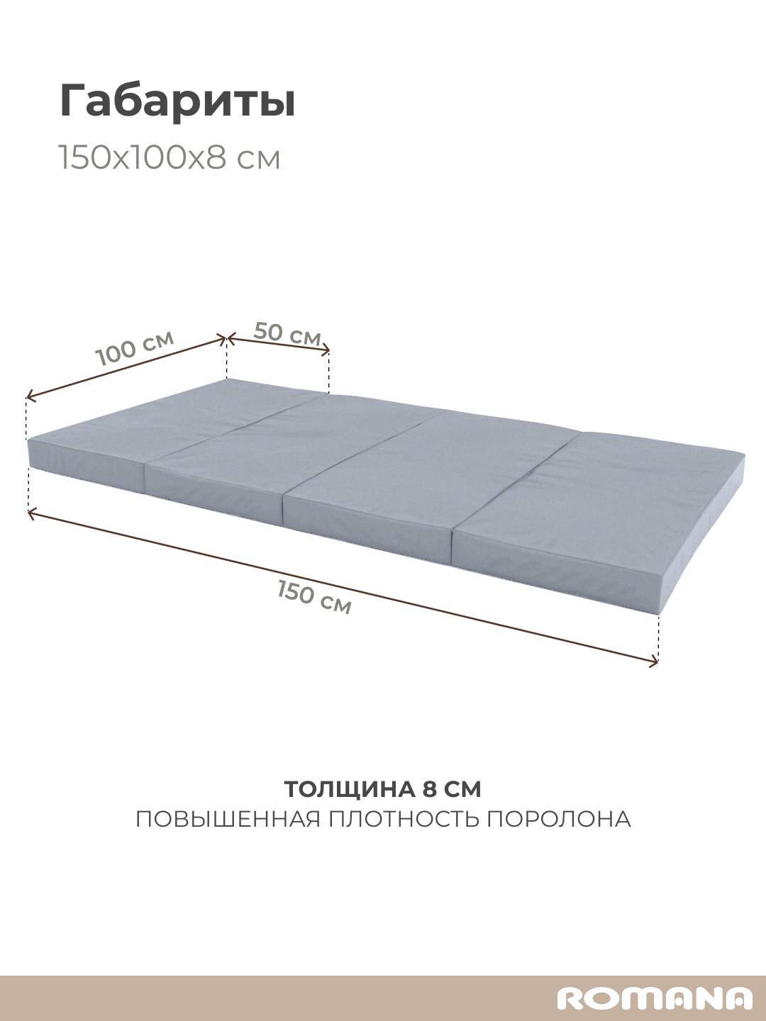 Мягкий щит ROMANA тройной - фото 2
