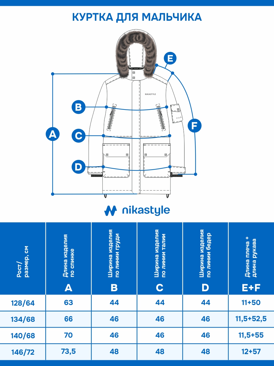 Куртка NIKASTYLE 4з7125 деним - фото 15